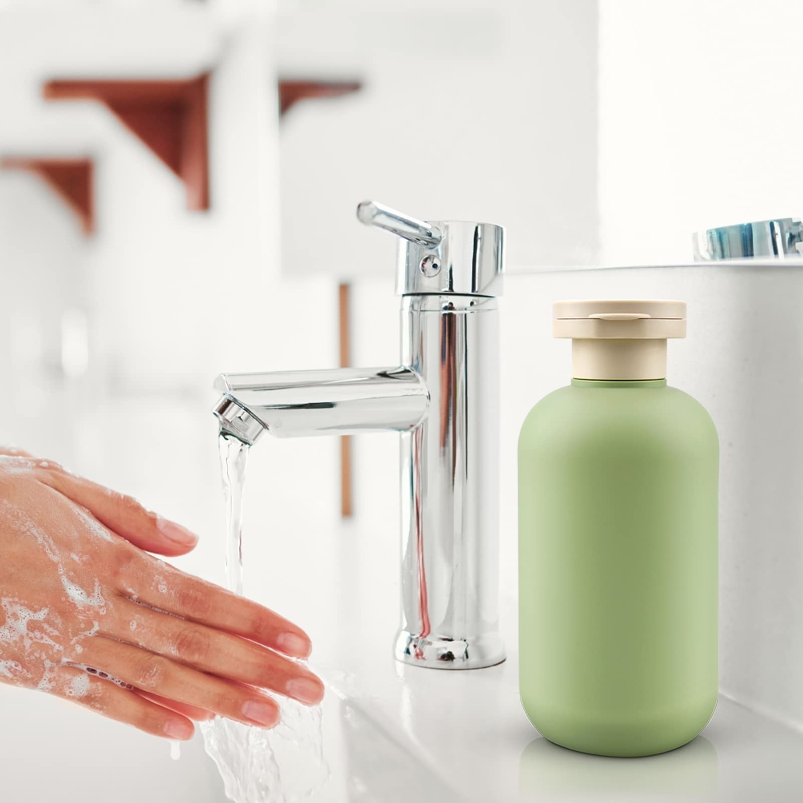 Cosywell Squeeze Bottles With Flip Cap 6.8Oz Plastic Refillable Travel Containers For Toiletries Shampoo And Conditioner Bottles