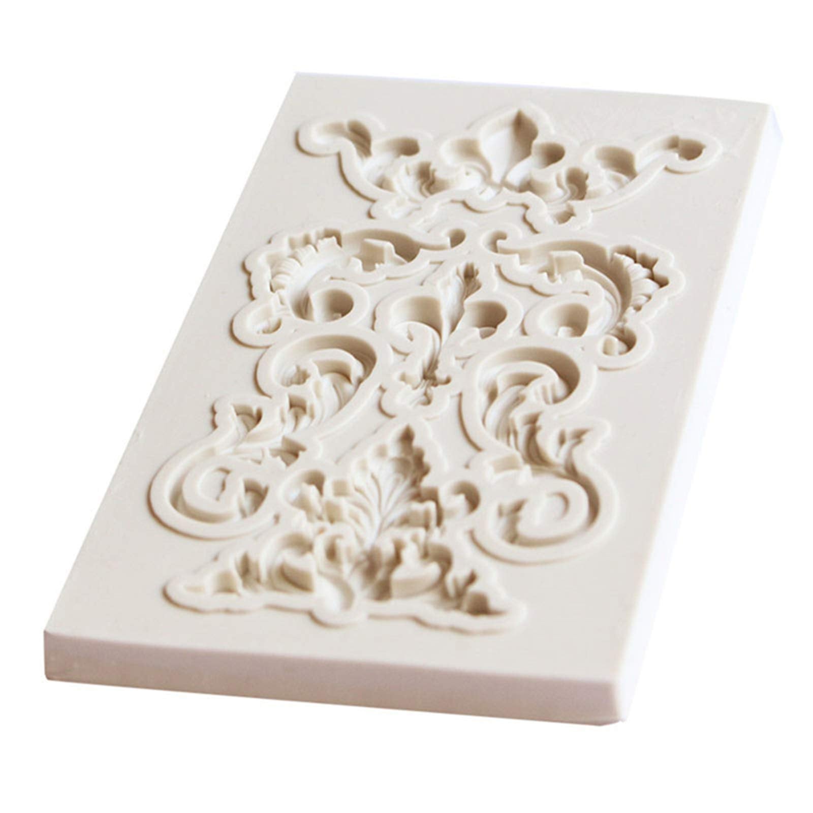 Baroque Style Roller Blind Lace Fudge Silicone Mold, Lace Mold, Cake Border Decoration, Baking Cake, Epoxy Mold