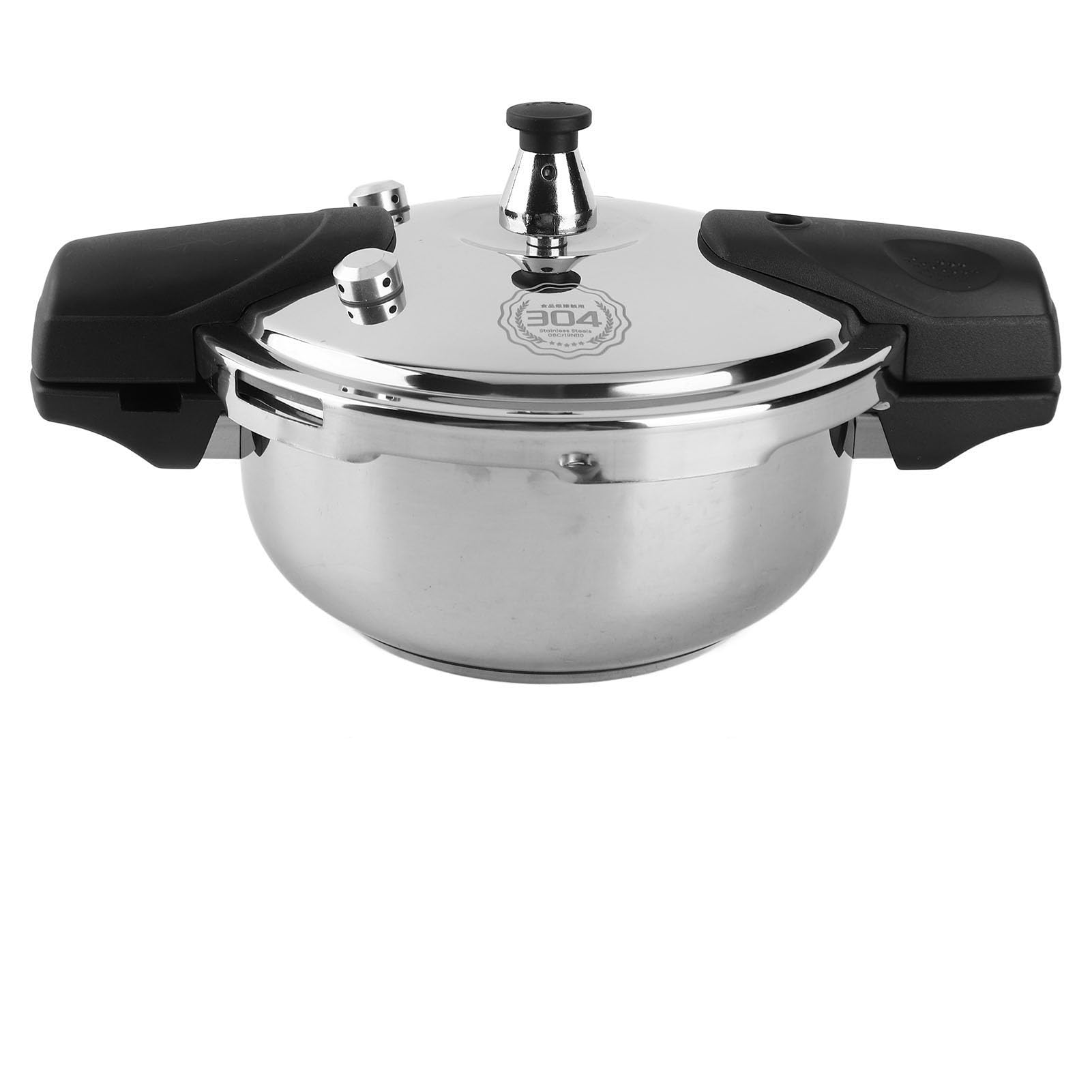 Cunyuer Mini Pressure Cooker 1.8 Liter/1.6 Quart, Small Pressure Cooker, 304 Stainless Steel Pressure Cookers, Safe Explosion Pr
