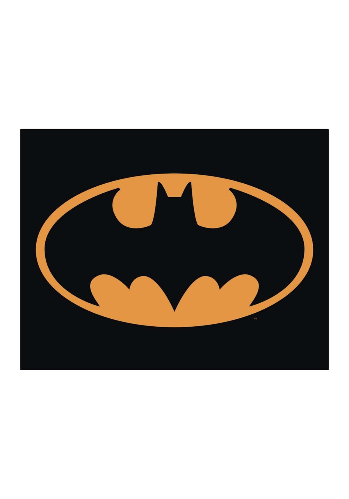 Desperate Enterprises Batman Logo Tin Sign, 16X12
