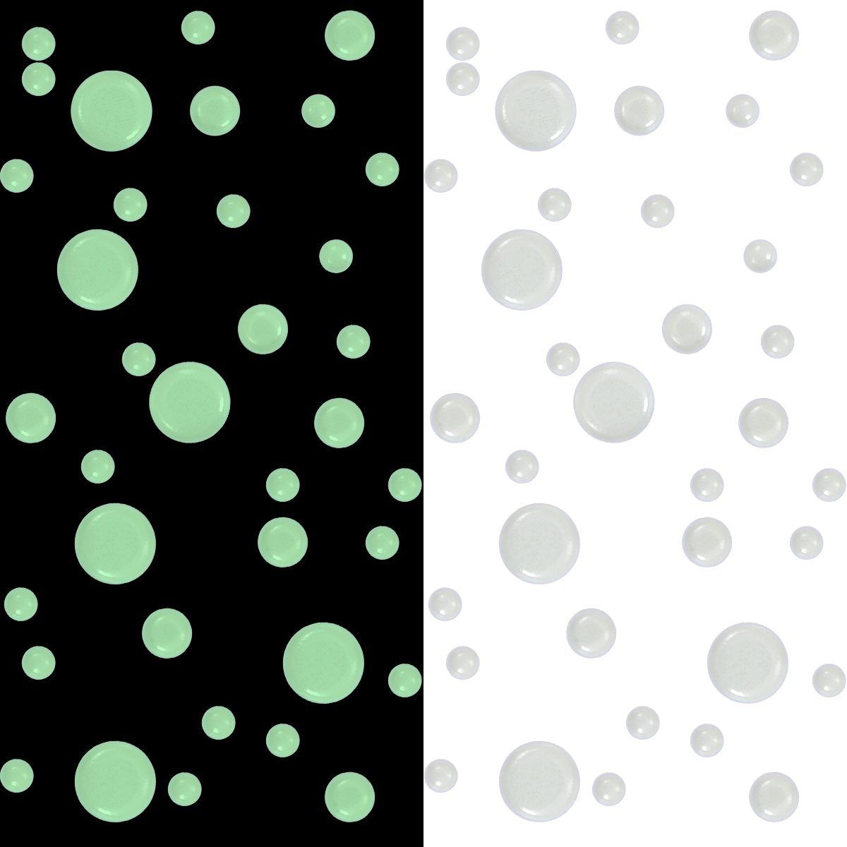 DAGOU Realistic 3D Domed Glow in The Dark Stars,606 Dots for Starry Sky, Home Decor Stickers for Kids Bedding Room(606 Stars) (2