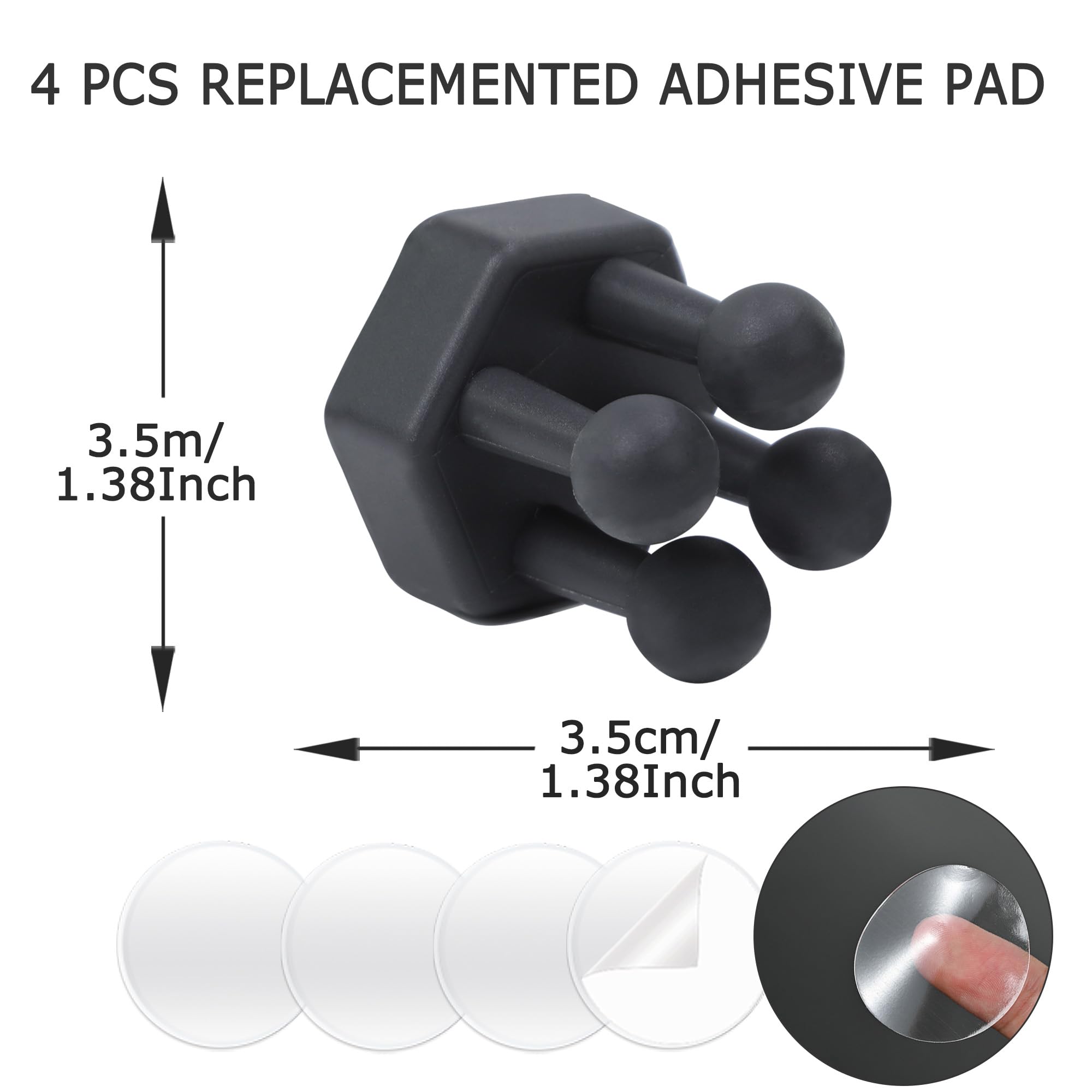 Silicone Toothbrush Holders For Bathroom - Adhesive Shower Toothbrush Holder Wall Mounted, Multi-Function Hook Waterproof Razor