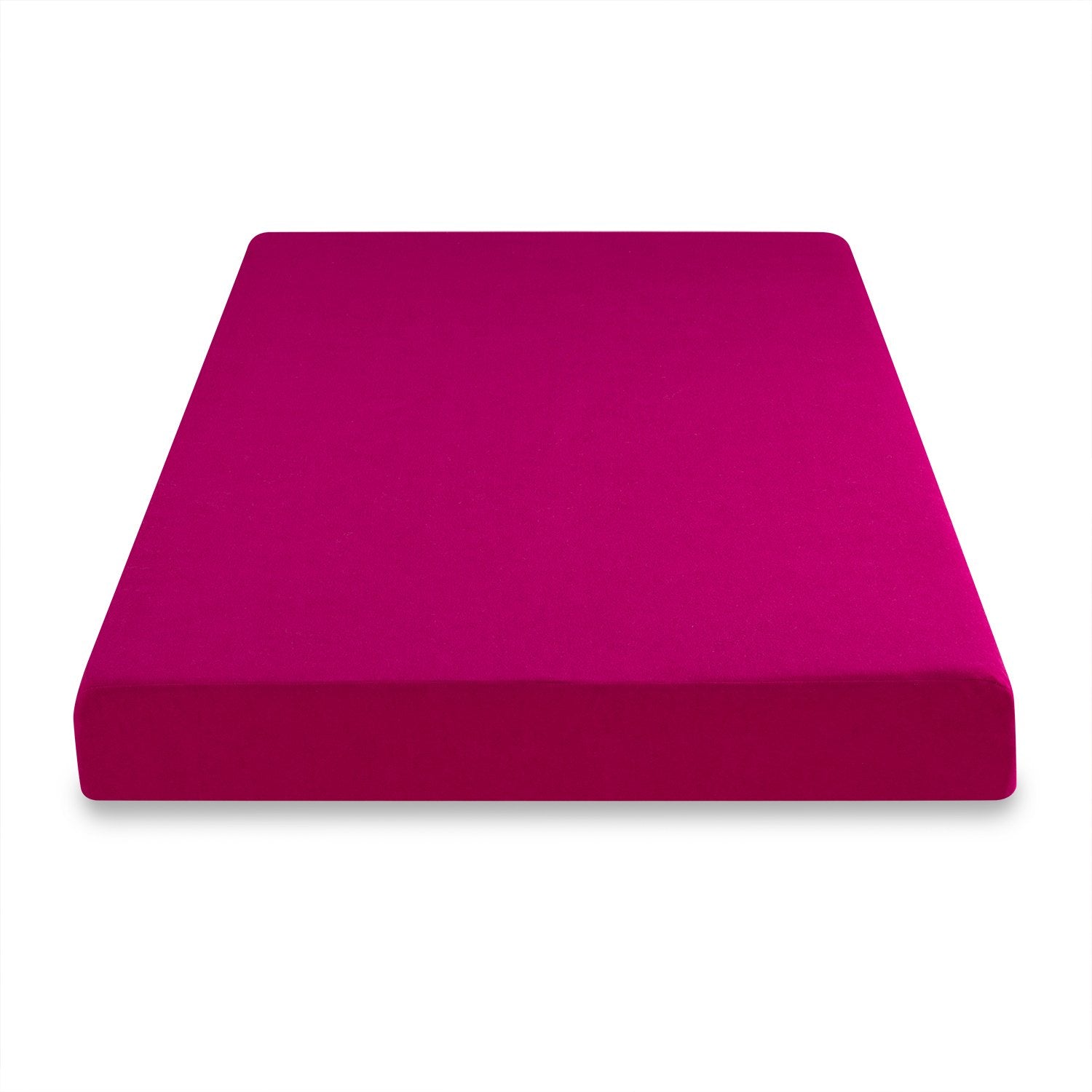 Zinus 5 Inch Memory Foam Mattress, Twin, Bunk Bed, Trundle Bed, Day Bed Compatible, Pink