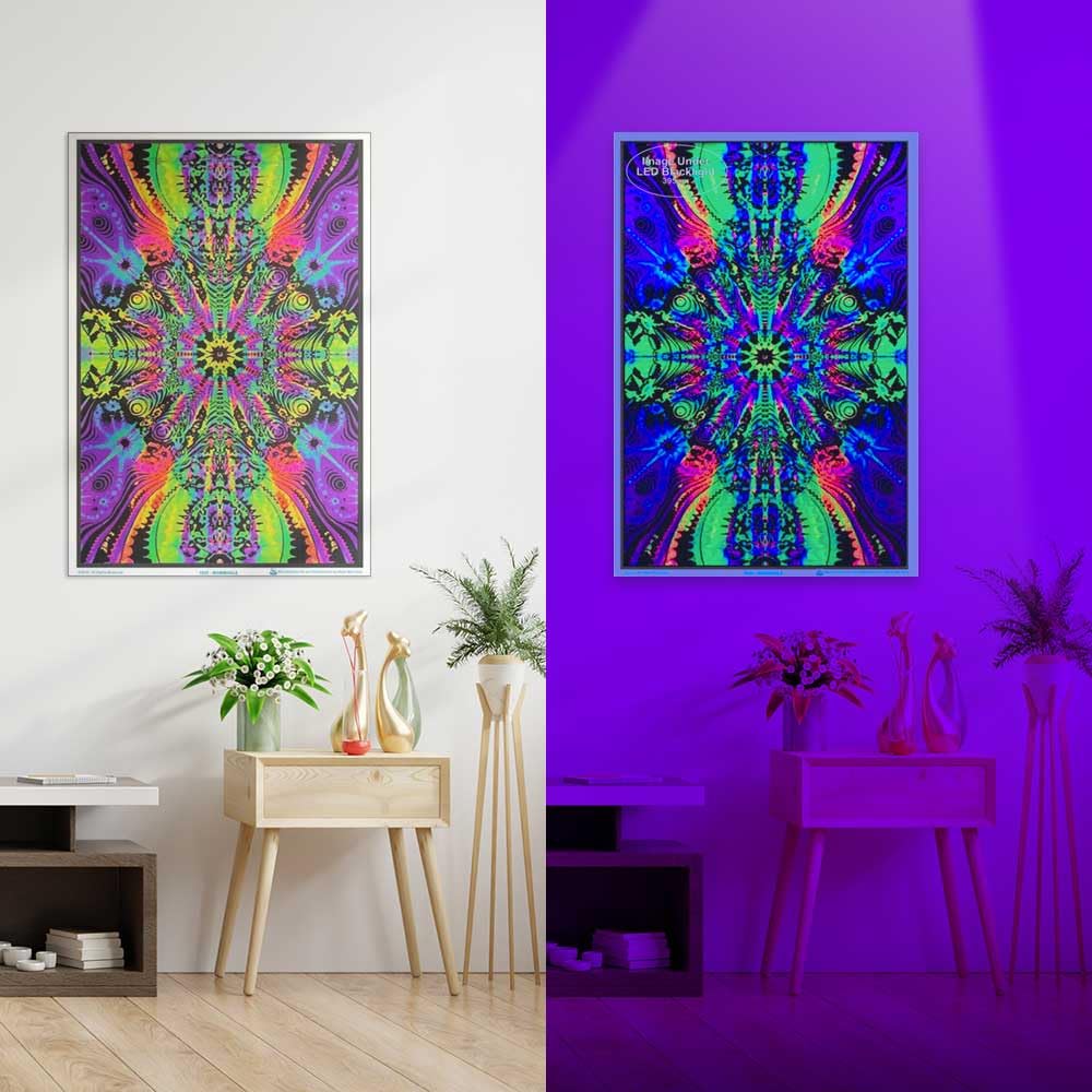 Wormhole - Laminated Blacklight Poster - 23.5'' X 35.5''