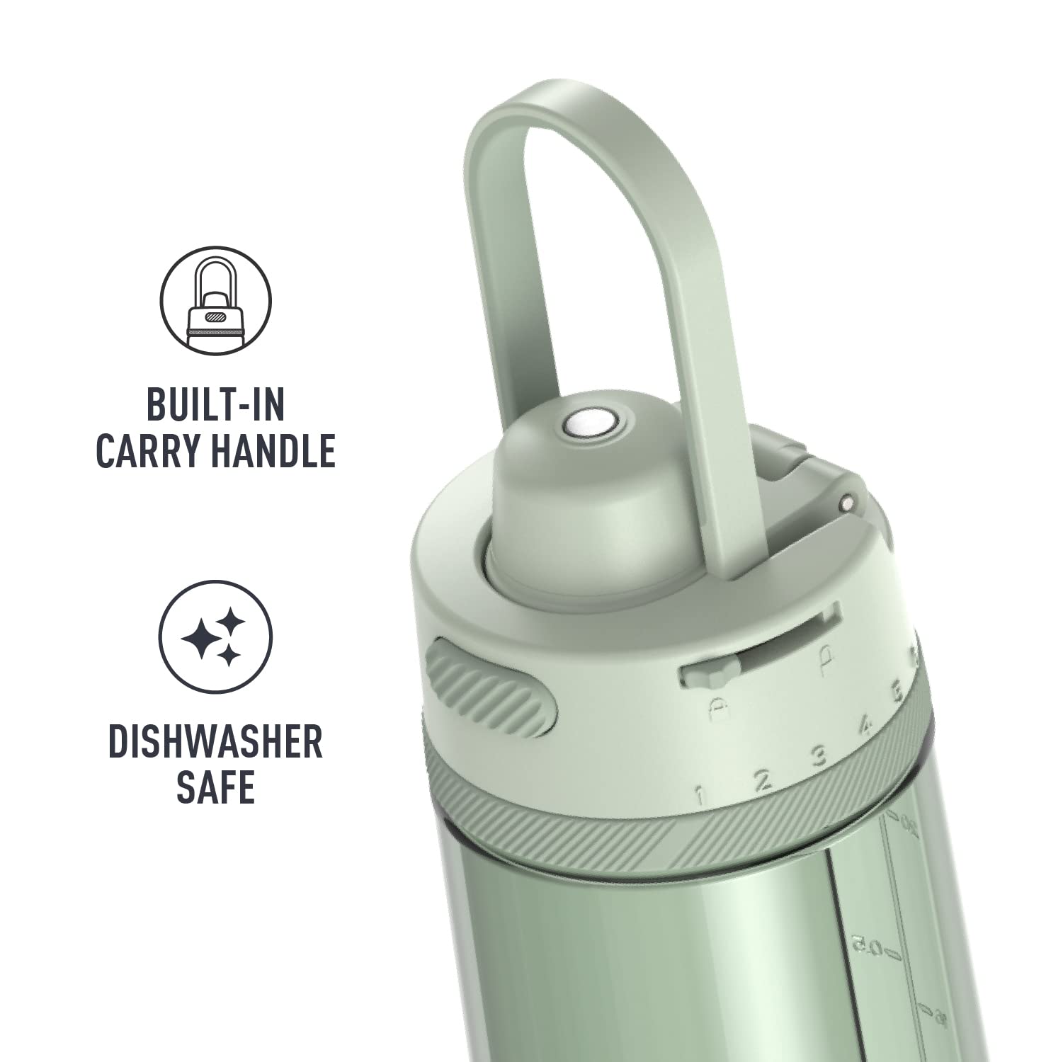 Alta Series By Thermos Hydration Bottle With Spout 24 Ounce, Matcha Green