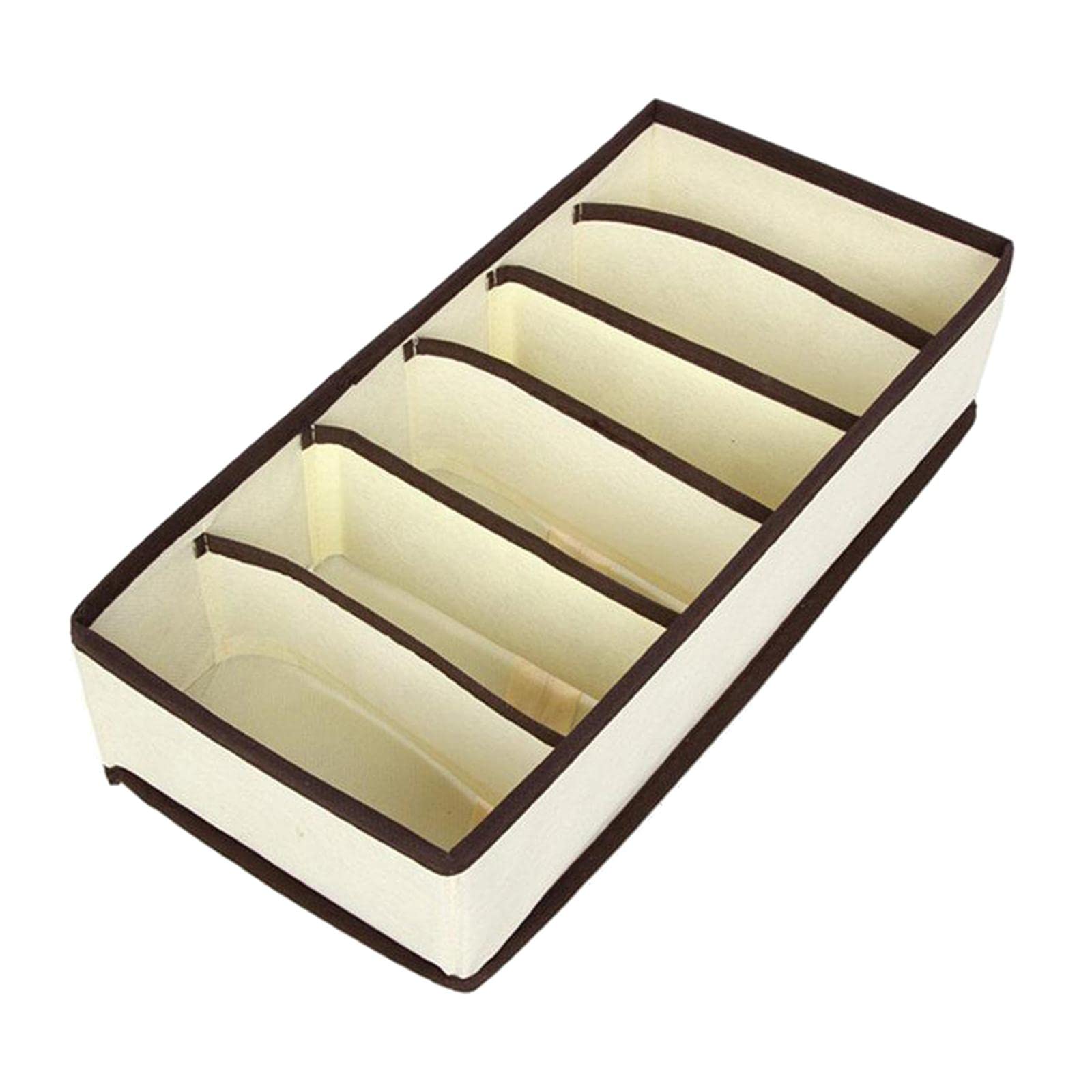 Myaddiction Collapsible Underwear Divider Storage Box Case Ties Closet Dormitory 6 Grid