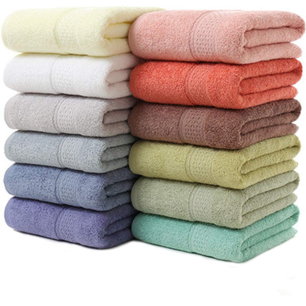 Yanqinqin 12-Pack Face Towels,Multi-Color Soft Washcloth 35 * 35Cm (1)