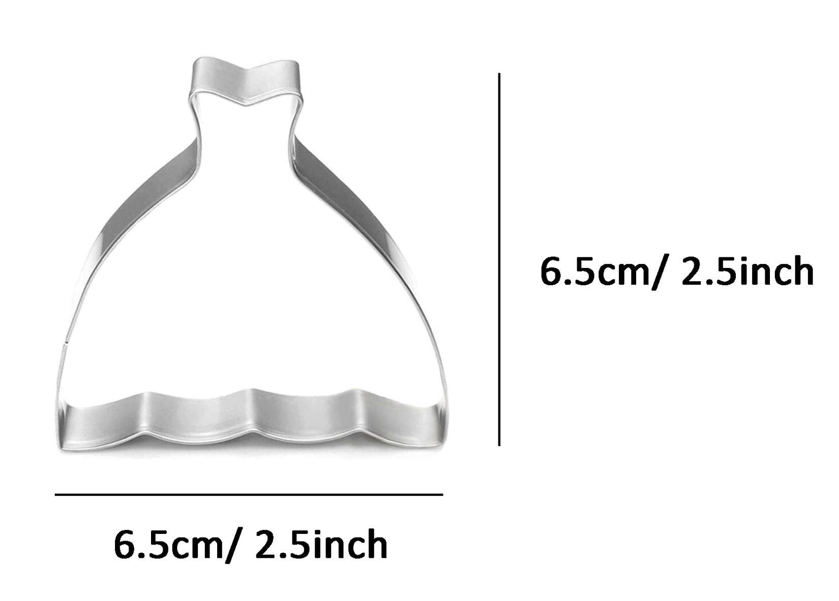Wjsyshop Princess Dress Cookie Cutter