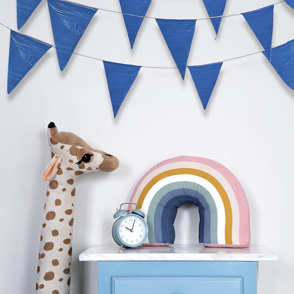 Blue Pennant Banner (100 ft long) Birthday  Event and Party Hanging Decor
