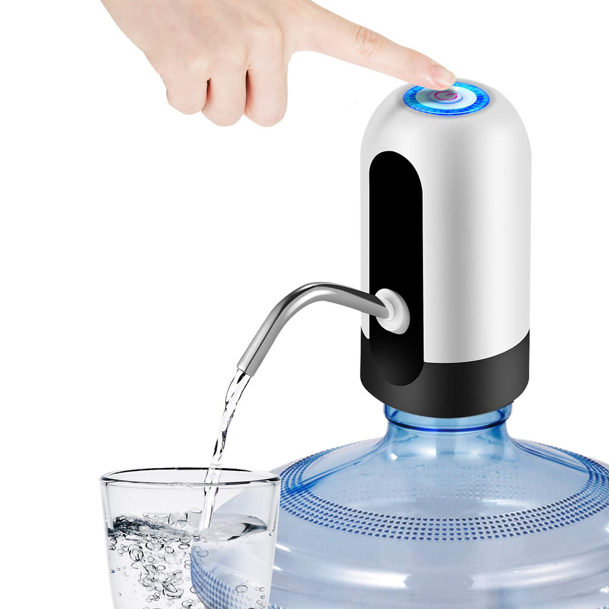 Water Jug Pump, Electric Water Bottle Pump, Usb Charging Automatic Drinking Water Pump For Universal 3-5 Gallon Bottle, Portable