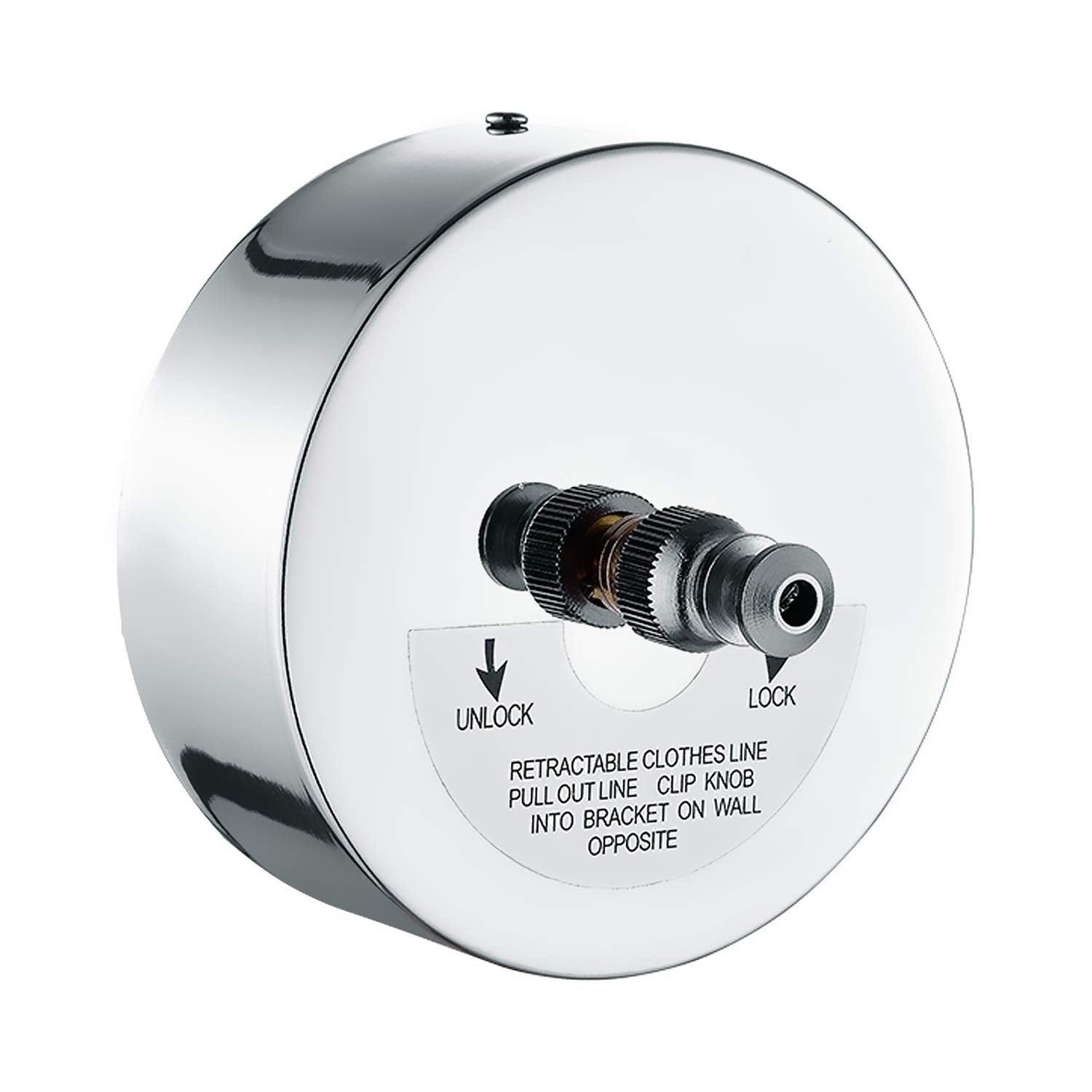 Joom Retractable Clothesline Stainless Steel Heavy Duty 9Feet(Max) For Hanging Drying In Bathroom Laundry Hotels, Chrome Finish,