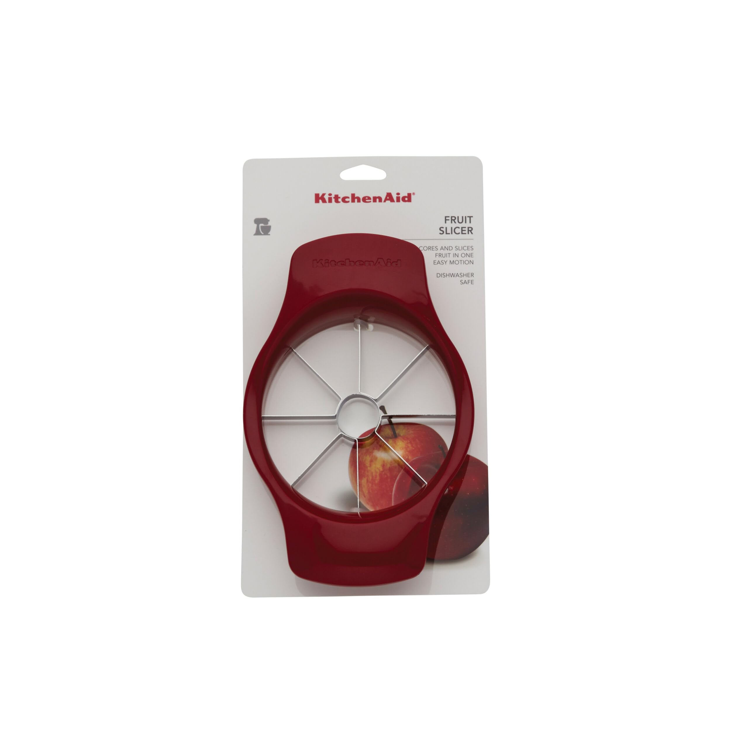 FRUIT SLICER ABS/SS RED (Pack of 1)