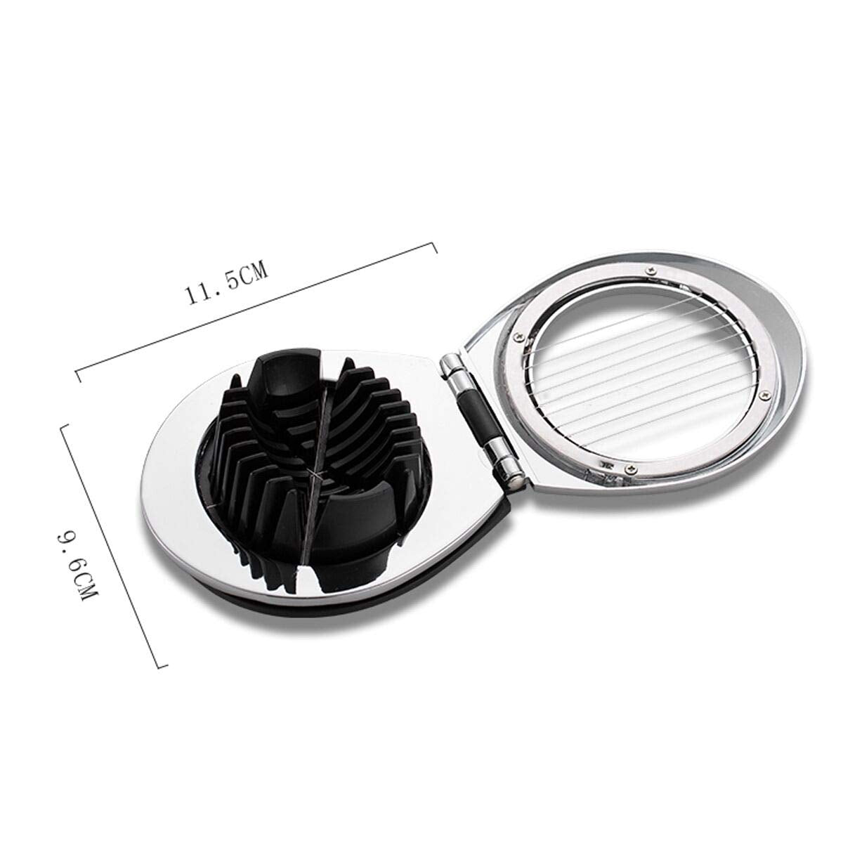 Egg Slicer, Egg Cutter For Boiled Eggs -Stainless Steel Wire With 3 Slicing Styles