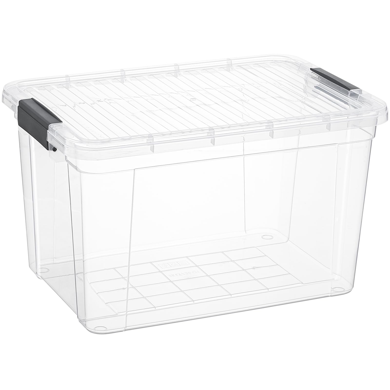 Superio Clear Storage Box With Lid, 26.5 Quart Plastic Container Bins For Organizing, Stackable Crates, Bpa Free, Non Toxic, Odo