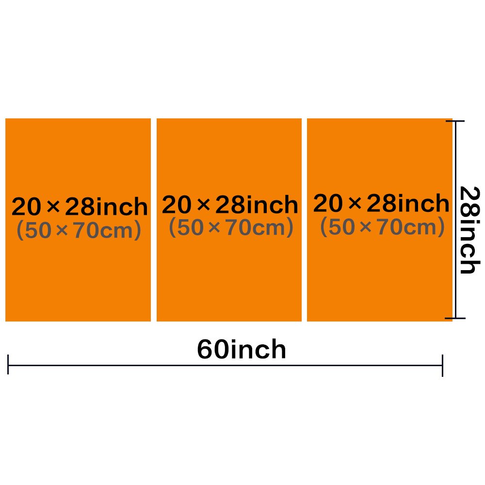 Tucocoo Art Work For Home Walls Black Women Pictures Happy African Mother Paintings 3 Panel Canvas Smiling Baby Girl Art Modern