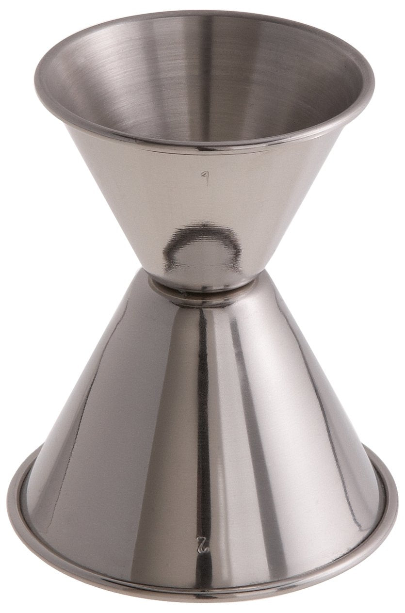 Stanton Trading 1-Ounce By 2-Ounce Double Jigger, Stainless Steel