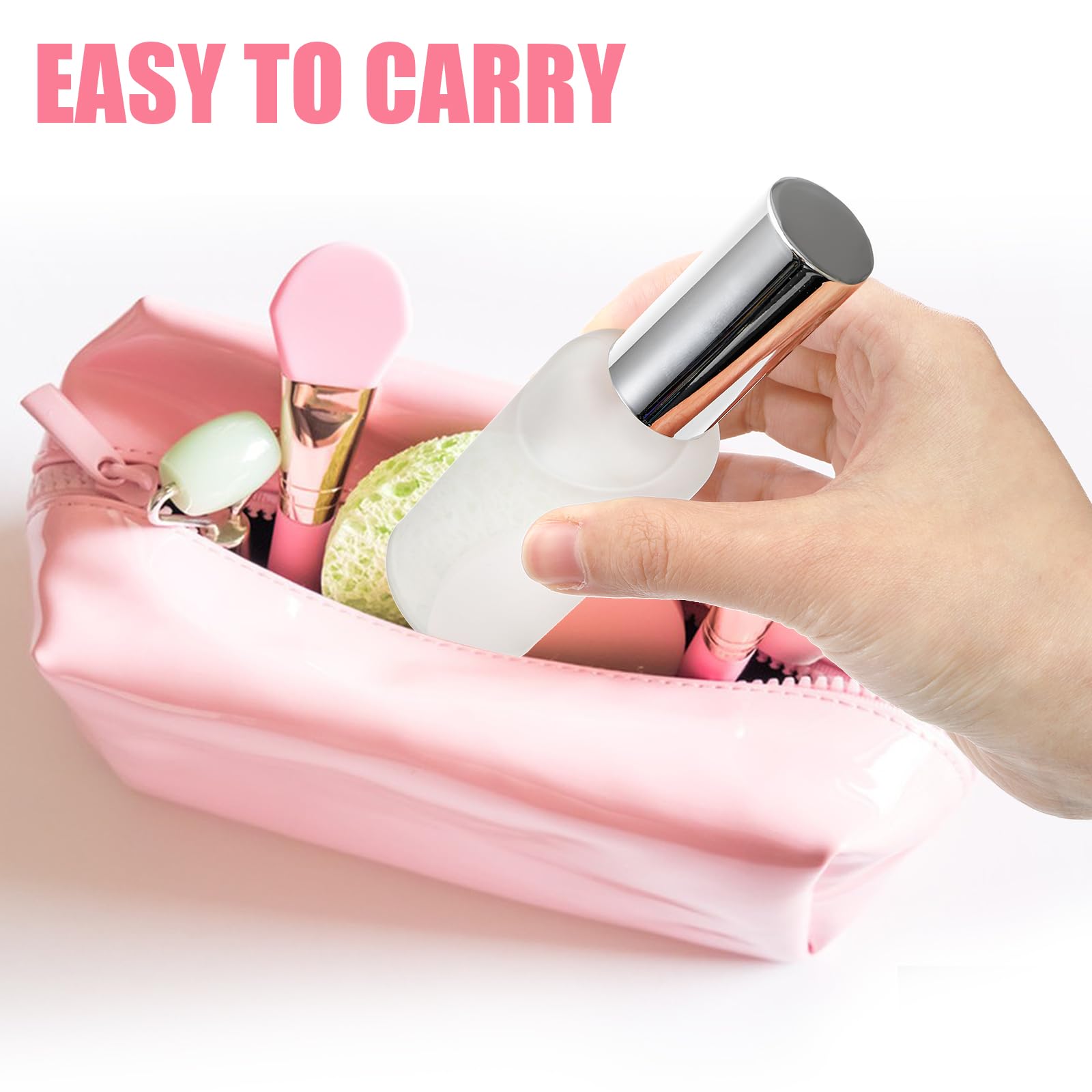 Bekith 16 Pack 50Ml Glass Spray Bottles, Frosted Empty Perfume Atomizer, Refillable Fine Mist Spray For Essential Oils, Cleaning