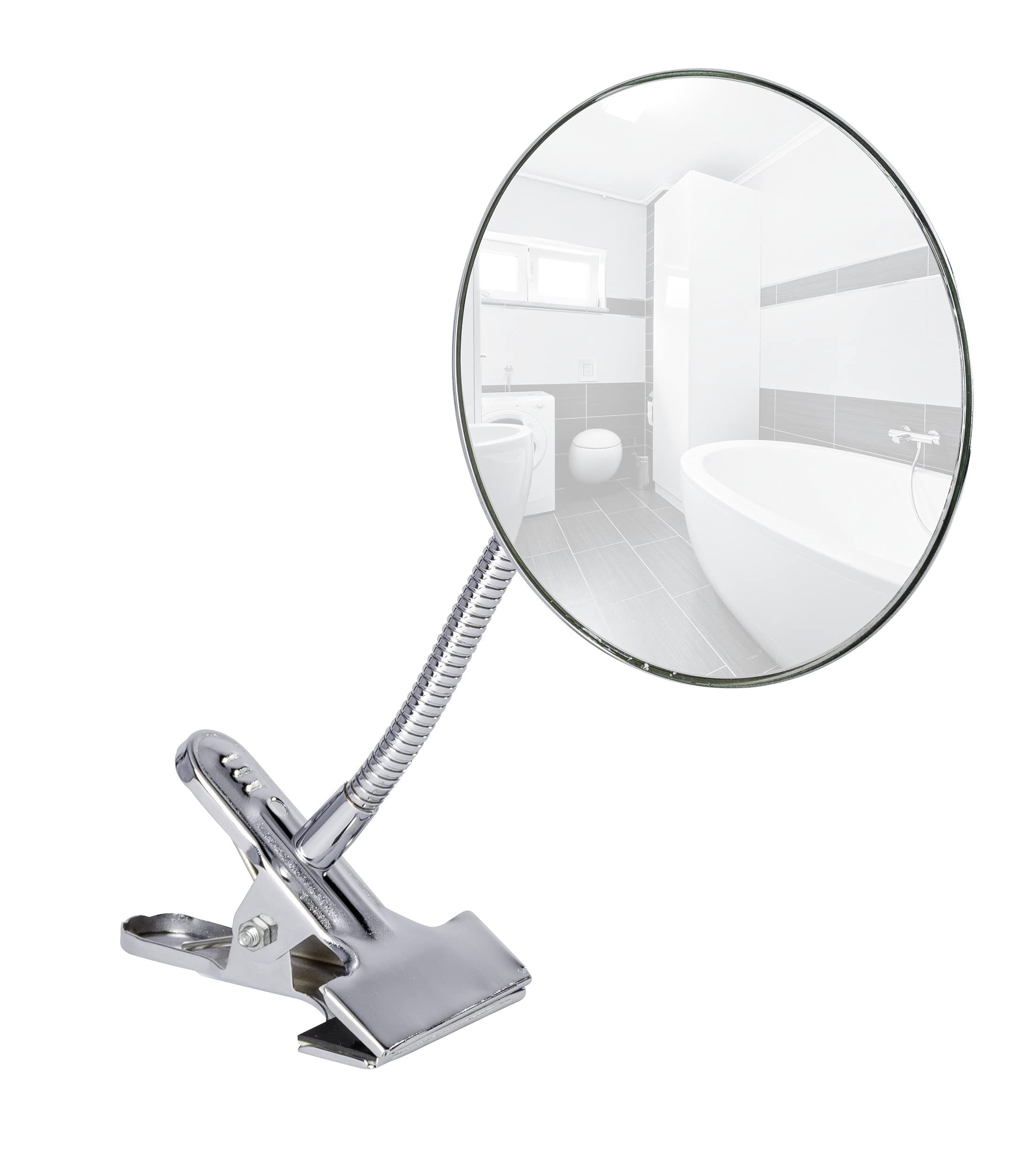 Wenko Cosmetic Mirror Clip On Chrome