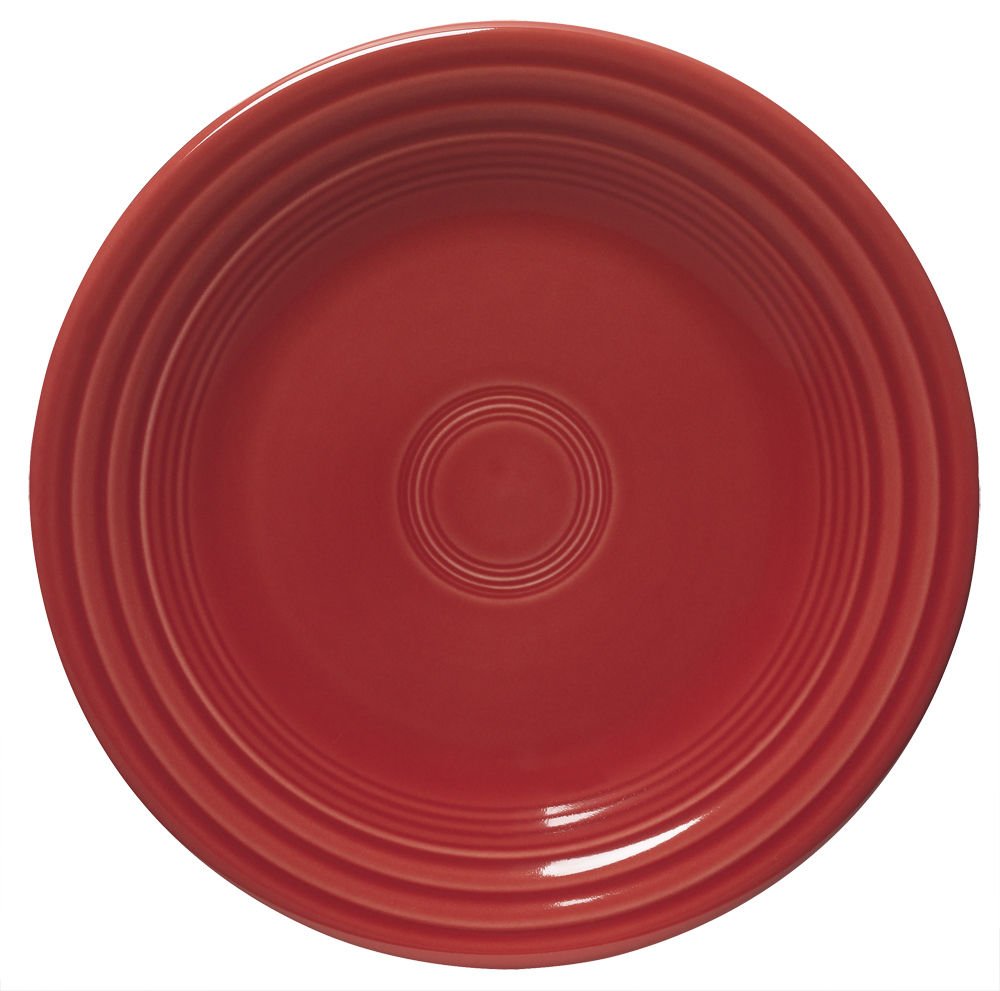 Fiesta 9-Inch Luncheon Plate, Scarlet