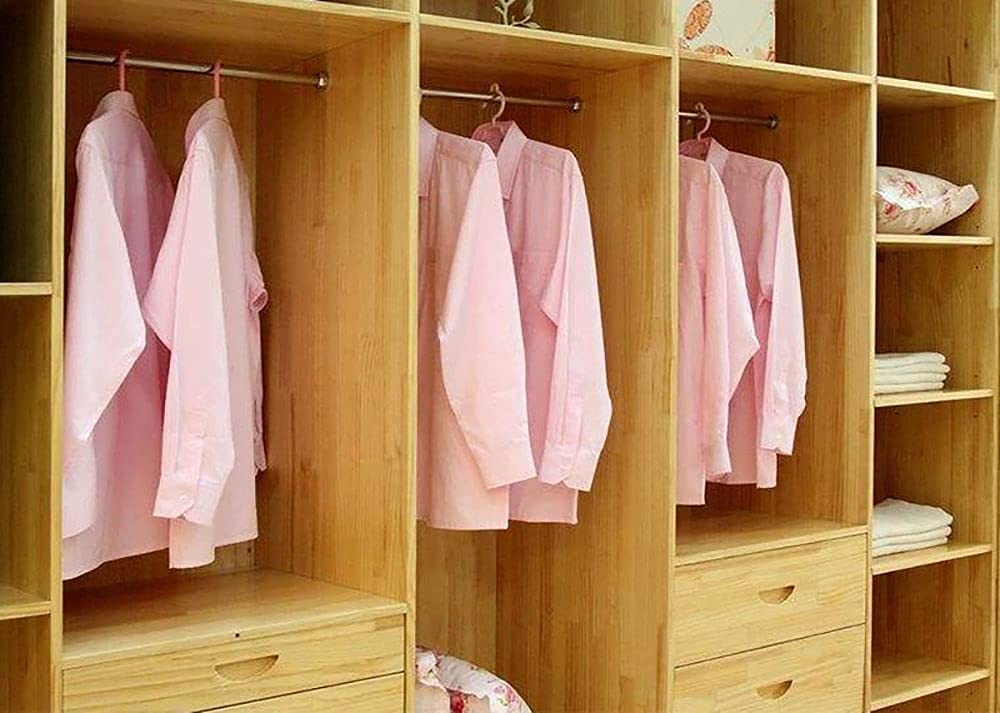 Ausgleifen 18 To 30 Inches Adjustable Closet Rod, Wall Mounted Hanging Rod For Closet, Premium 304 Stainless Steel Closet Pole C