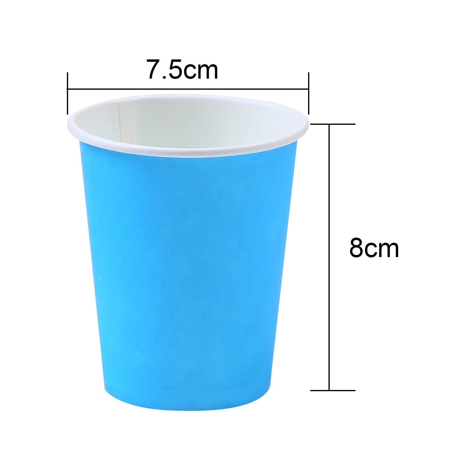 Uratot 60 Pieces 9 Ounce Disposable Paper Cups Party Cups Drinking Cups For Party, Diy And Holiday, 6 Colors