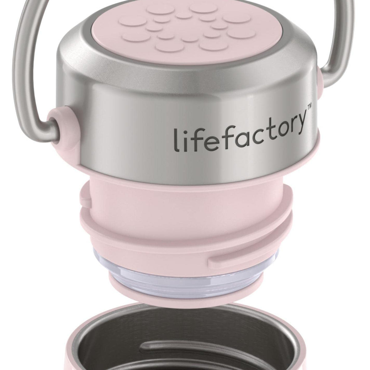 LIfeFactory Stainless Steel Vacuum-Insulated Sport Bottle 24 Ounce Des ...