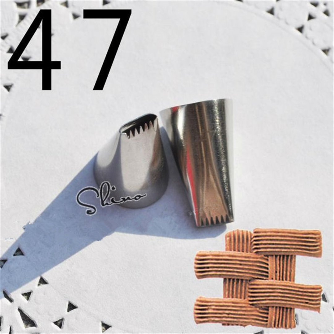 Fantasyday 3-Piece Stainless Steel Piping Tips Piping Nozzles Cake Cookies Cupcake Icing Decorating Supplies Decorating Kits Fro
