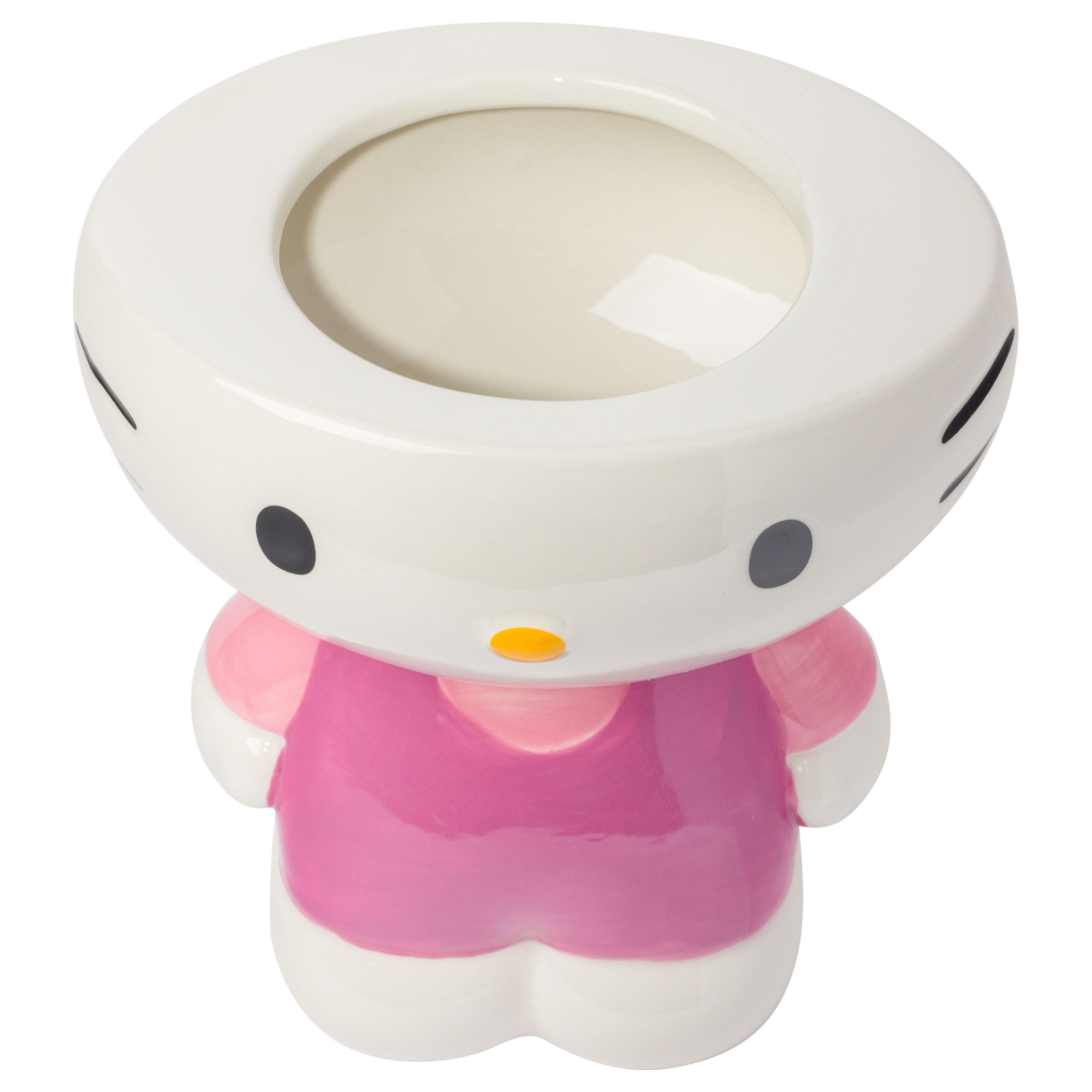 Silver Buffalo Sanrio Hello Kitty 3D Sculpted Ceramic Cookie Snack Jar (Large)