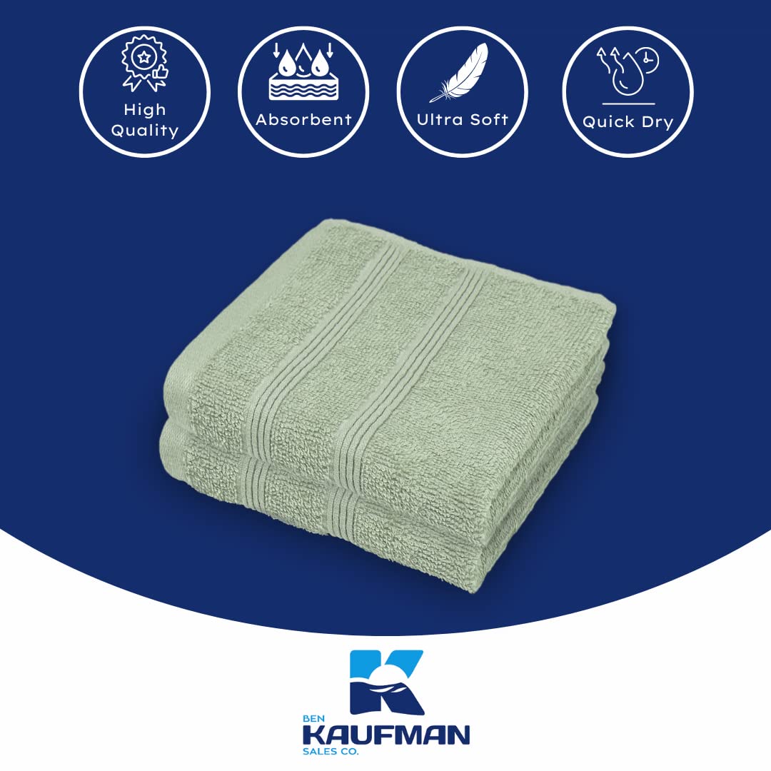 Kaufman - Premium Washcloth Set Of 144 (13X13 Inches) 100% Cotton Ring Spun, Highly Absorbent, Durable And Ultra Soft Feel Wash