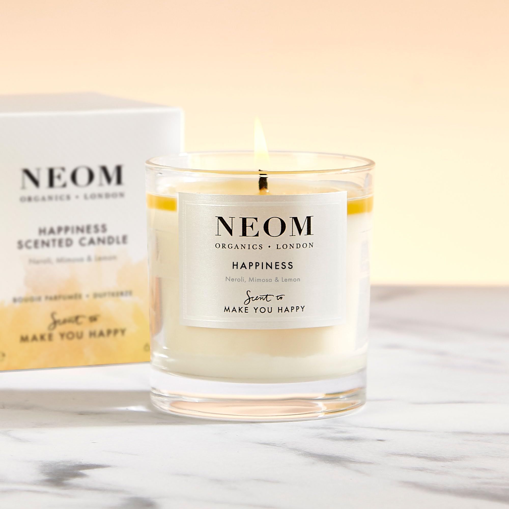 Neom Organics 1 Wick Happiness Candle, 185 grams