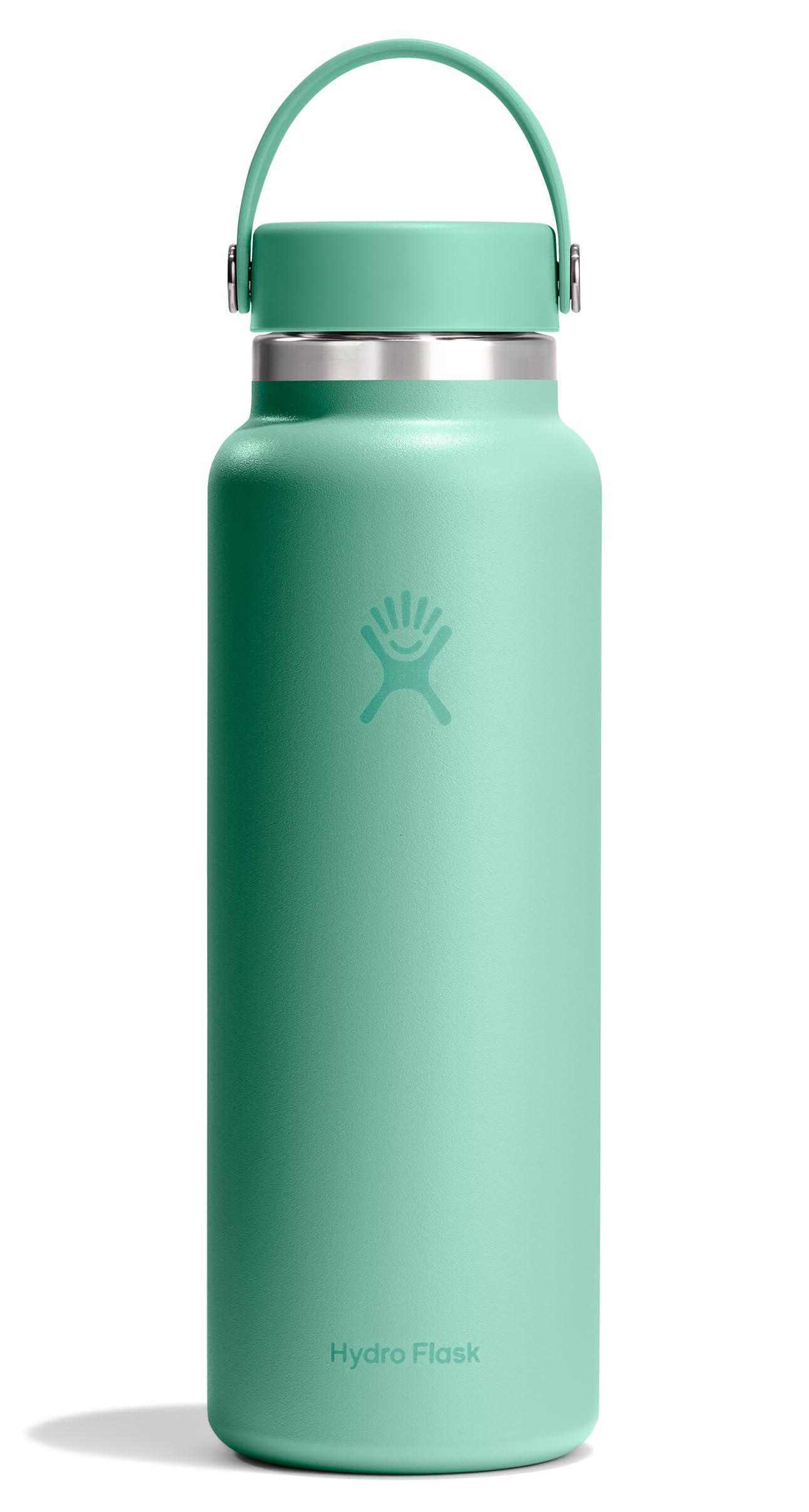 Hydro Flask Water Bottle - Insulated Stainless Steel - Wide Mouth Flex Lid, Non Spill, Leakproof and Refillable in 40 Oz Mermaid