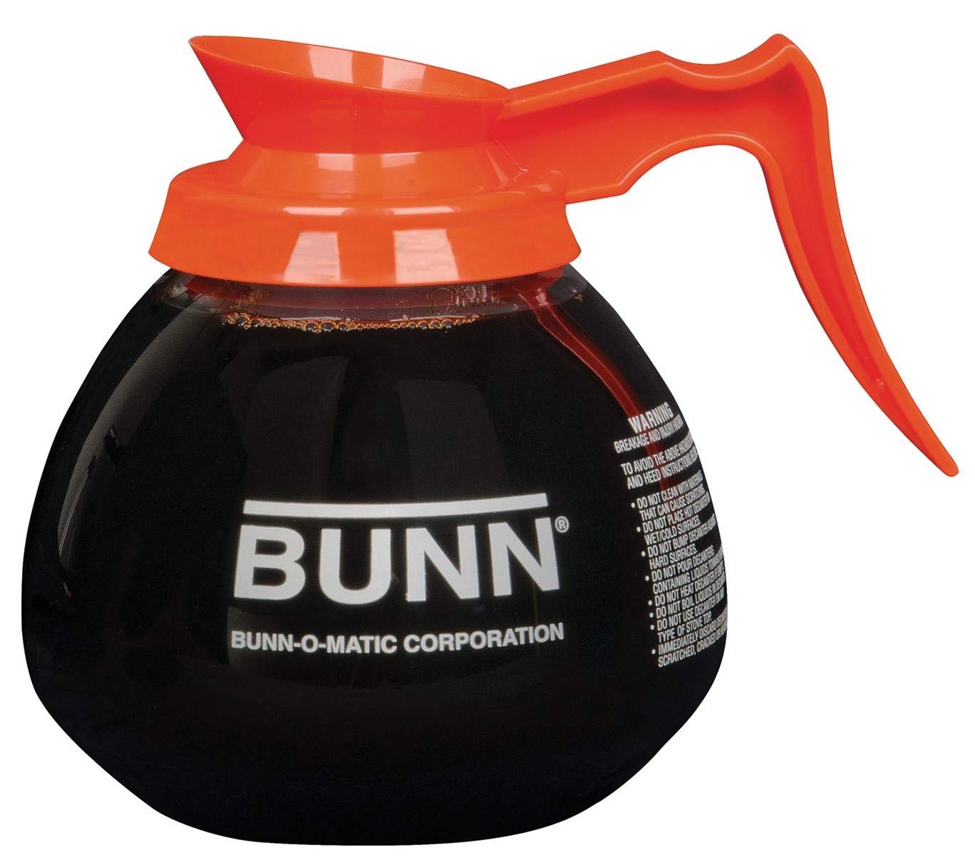 Bunn Pot Riser Bunn Coffee Pot Decanter/Carafe, 2 Black Regular And 1 Orange Decaf, 1 ...