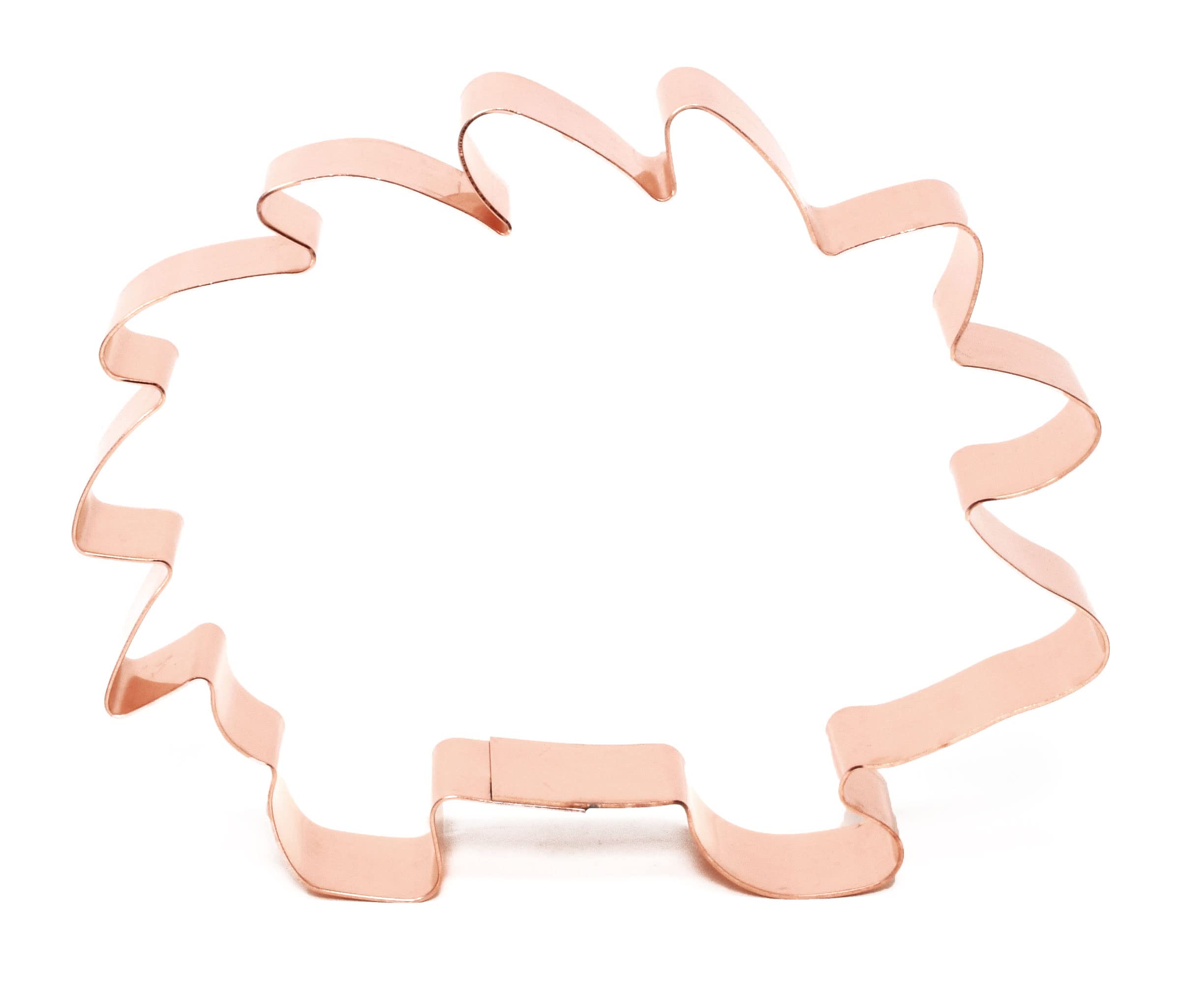 Cute 5 X 4 Inch Hedgehog Copper Cookie Cutter