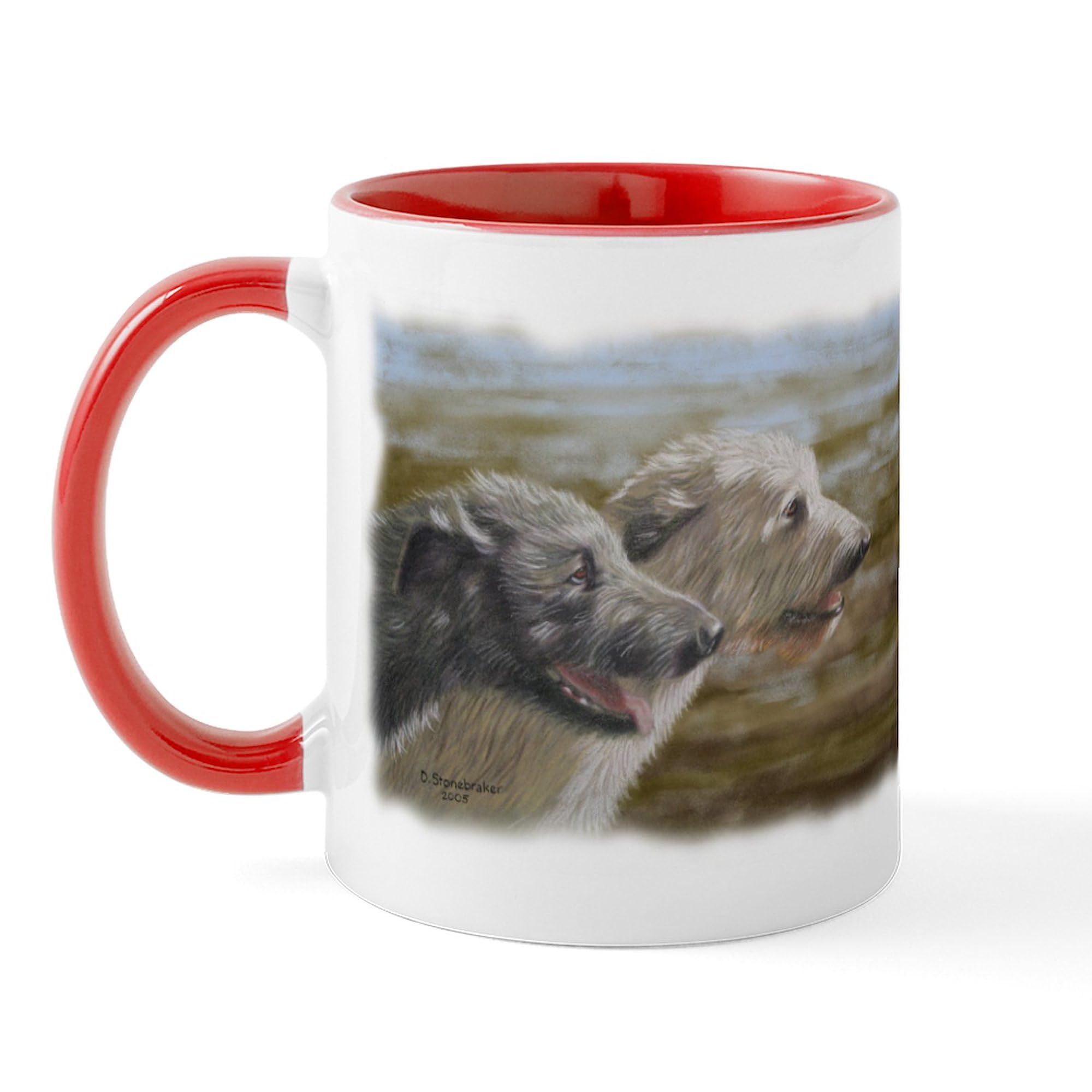 CafePress Irish Wolfhounds Mug 11 oz (325 ml) Ceramic Coffee Mug