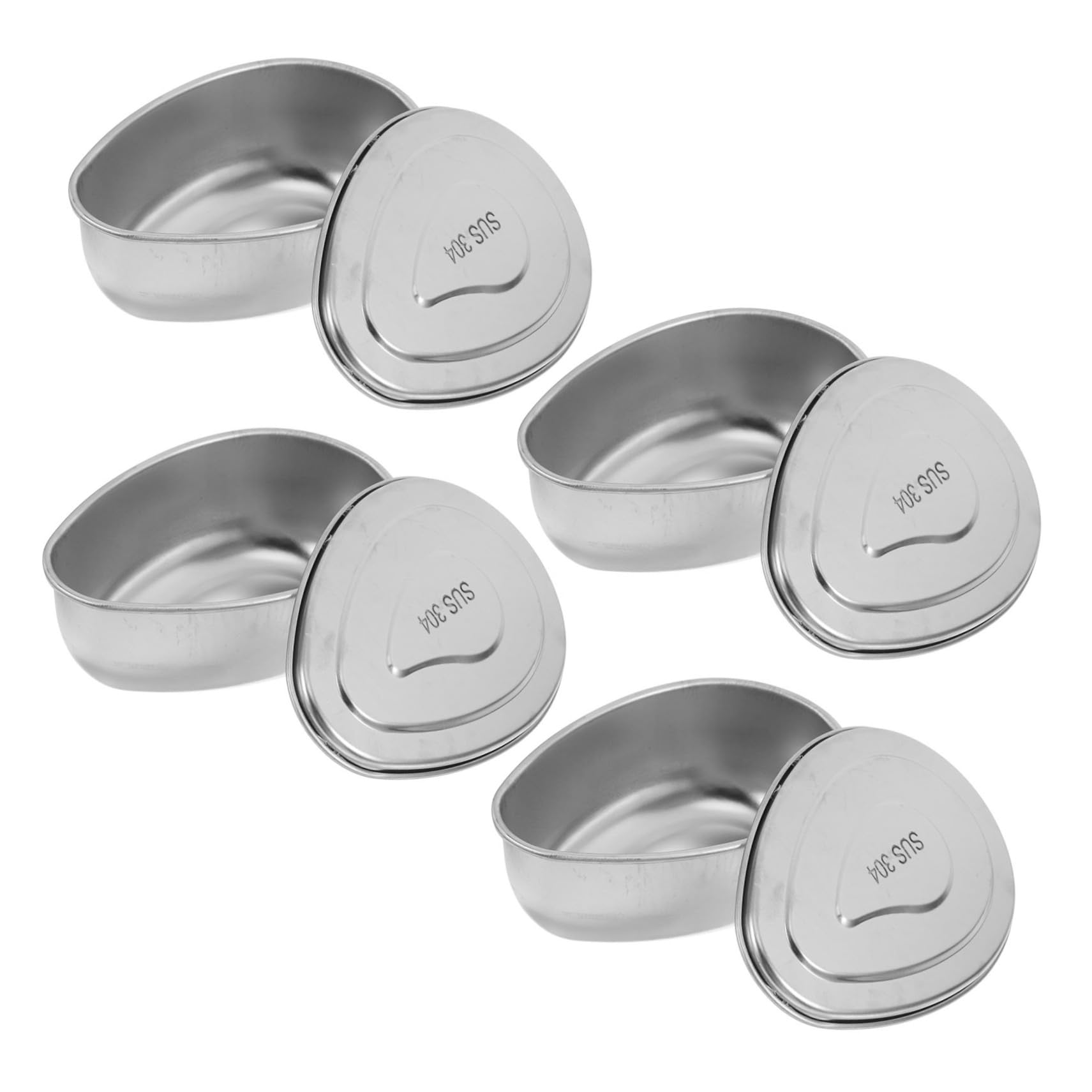 Gatuida 4Pcs Mini Steaming Tray For Cooking Stainless Steel Vegetable Steamer Plate Steamer Insert For Pot Food Steamer Box Smal
