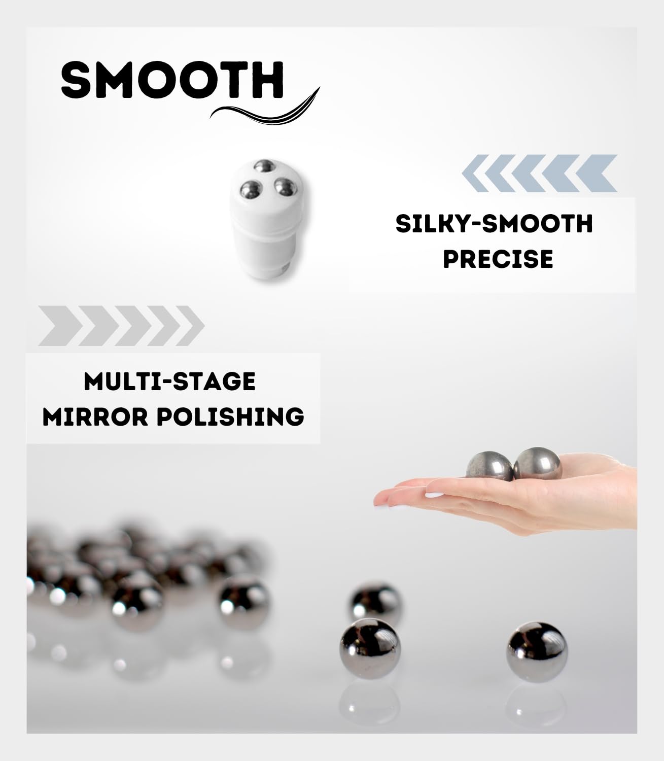 JINYEAH Eye Roller Bottle 1+3 Ball Massage Empty Eye Cream Squeeze Tubes Lip Gloss Squeeze Tubes Essential oil Roller Tubes Make