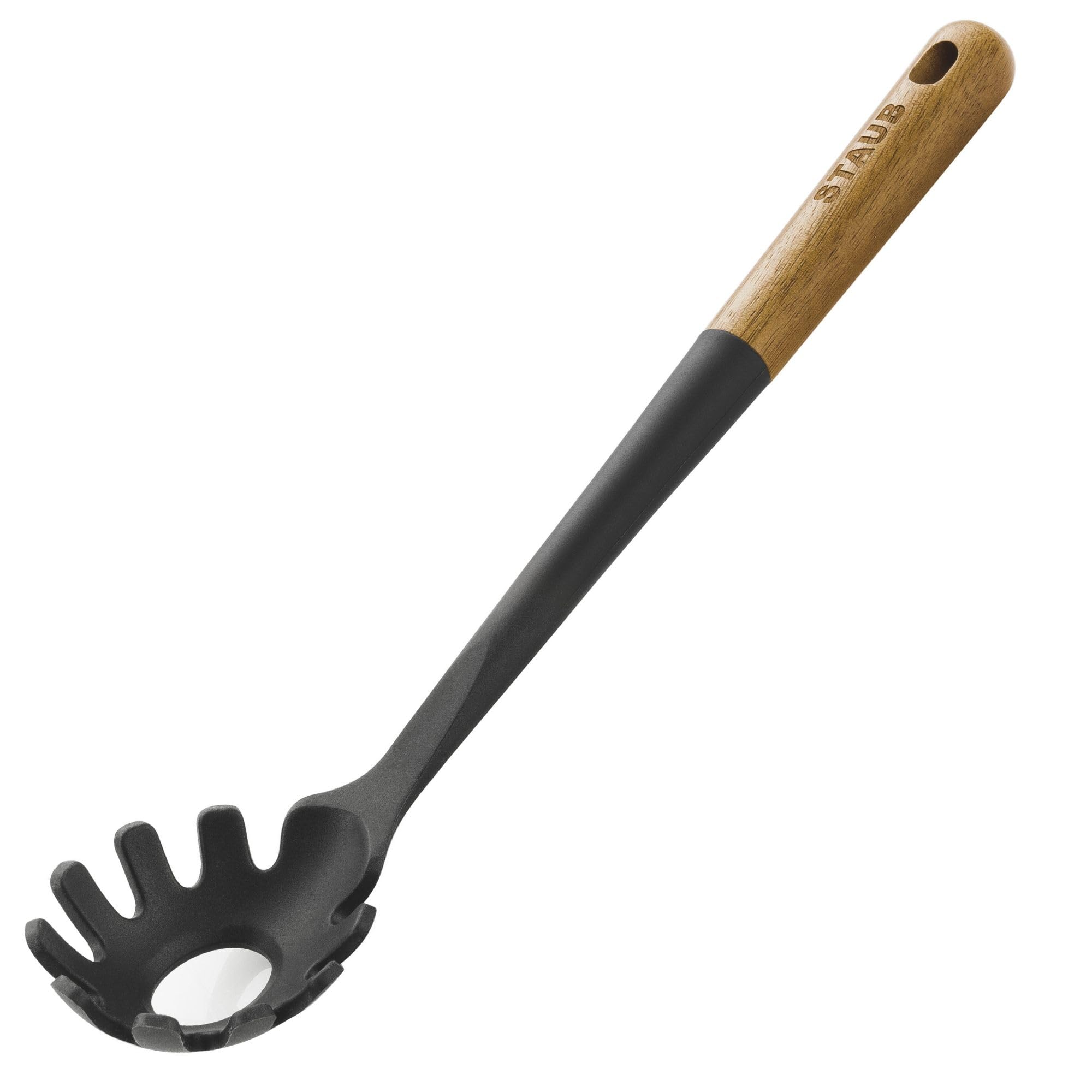 Staub Z1035282 Silicone Pasta Spoon, Noodle Scoop, Pasta Ladle