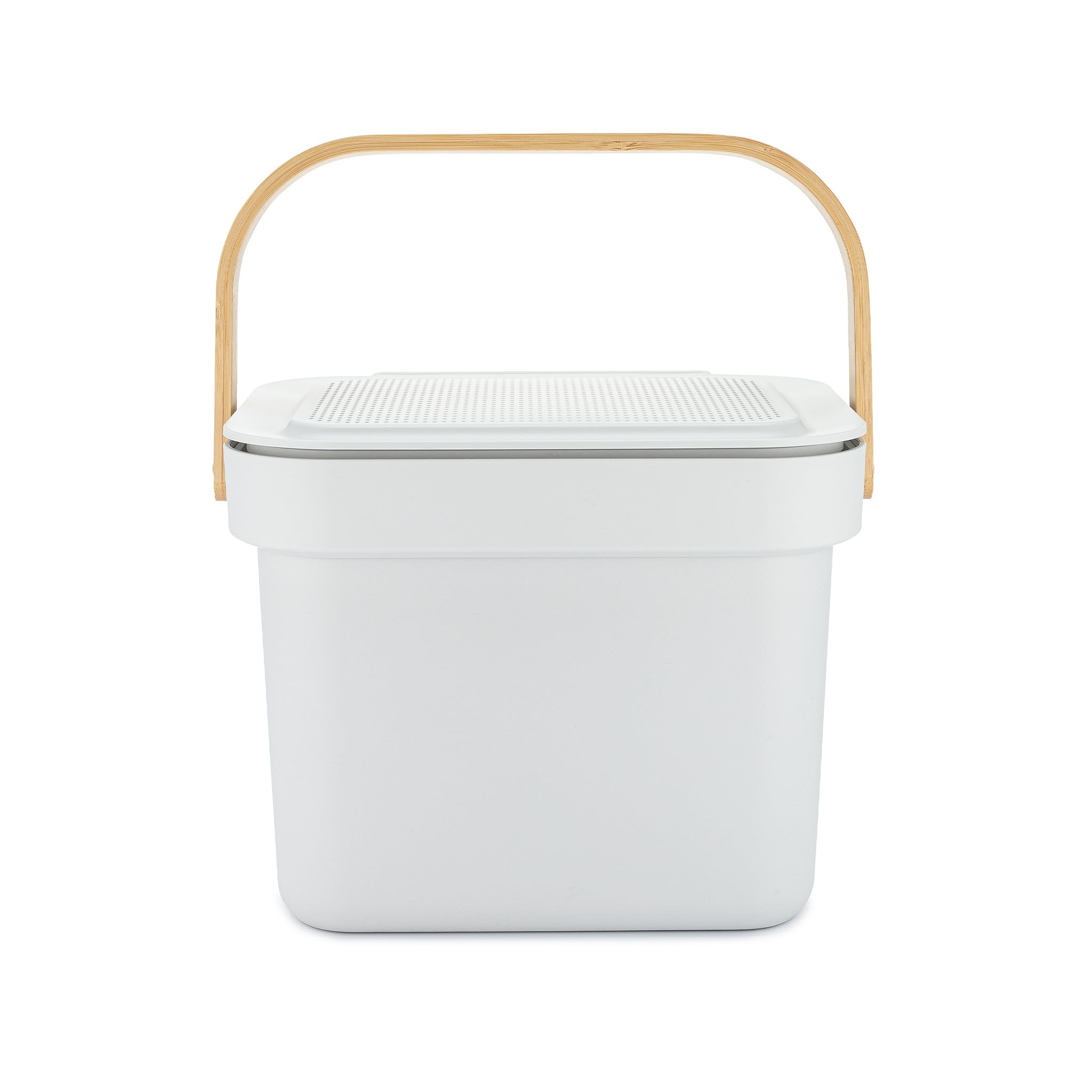 Post Modern  Compost Bin  White