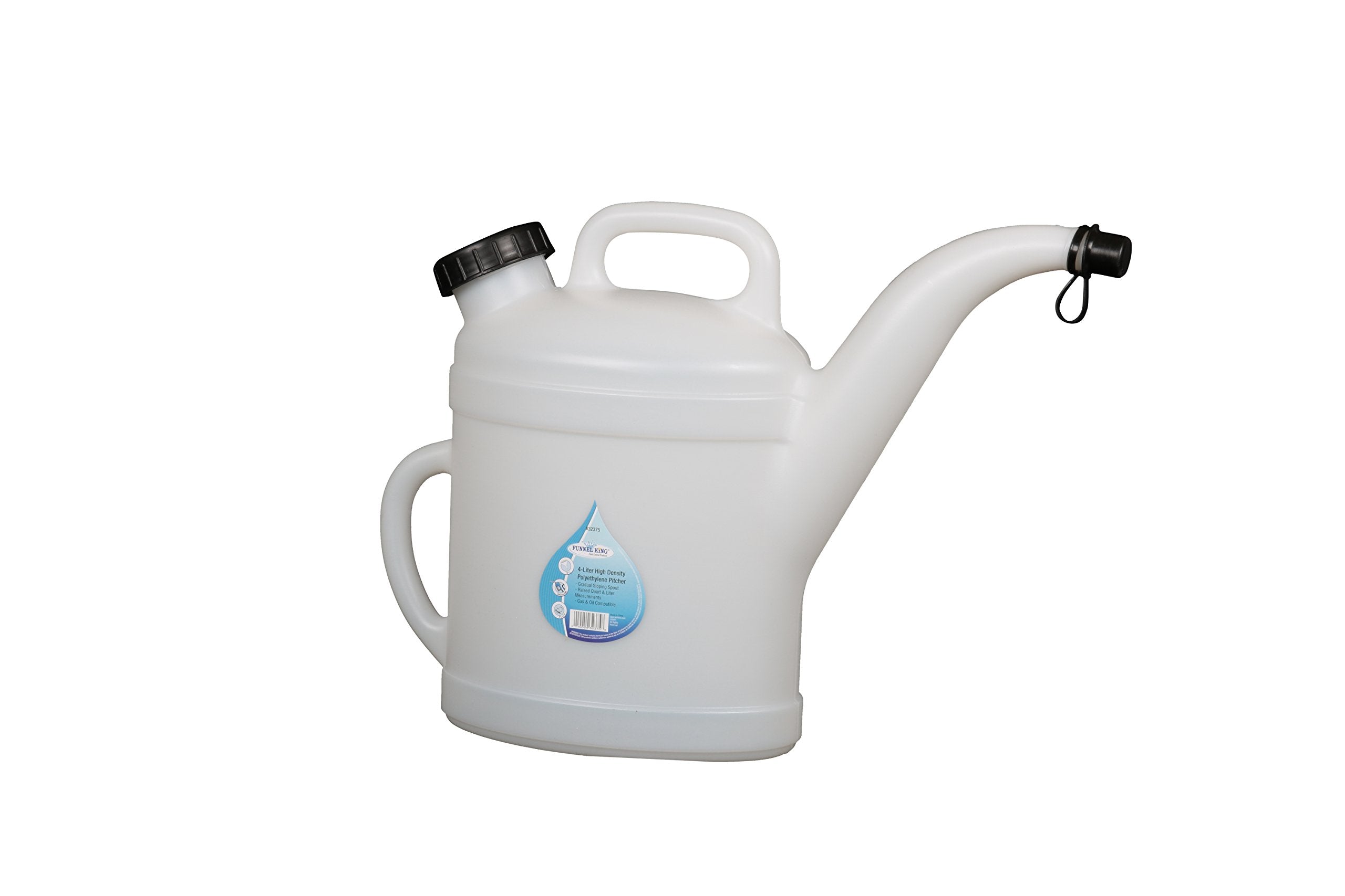 Funnel King 32375 4 Quart High Density Polyethylene Pitcher, Multicolor