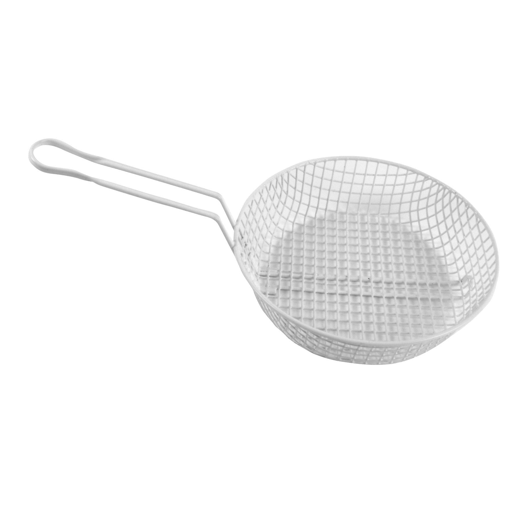 Thunder Group 3-Inch Deep Breading Basket With 12-Inch Round Coarse Mesh