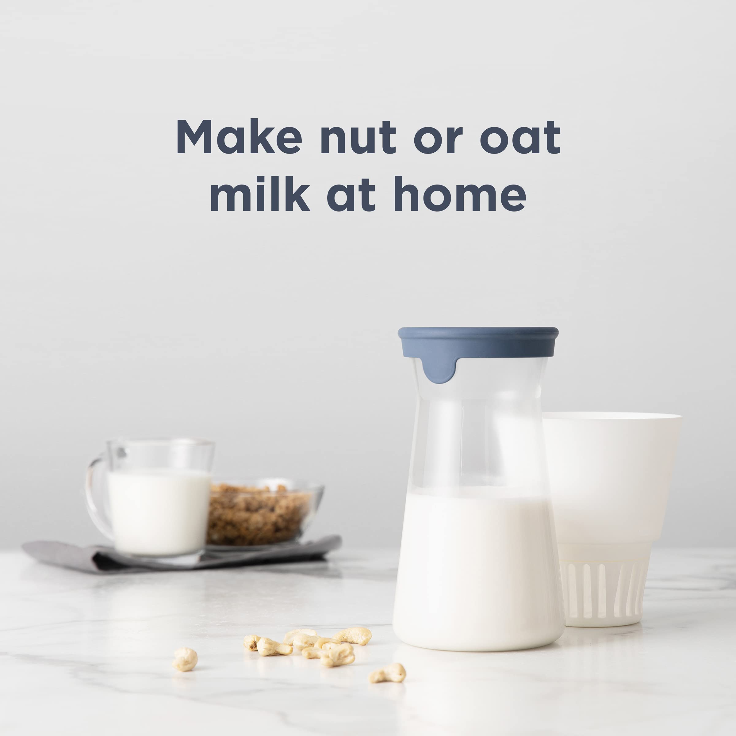 Chef'N Nut Milk Maker, Recipes Included, Blue
