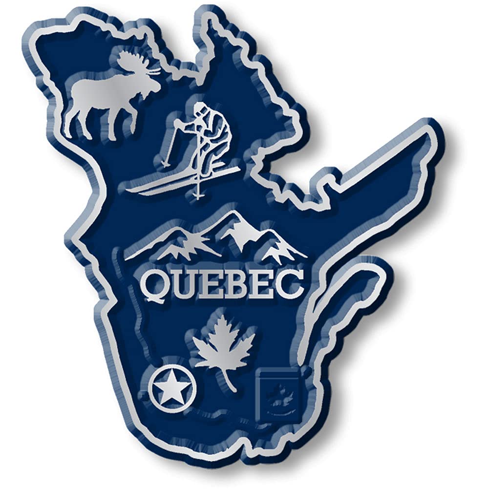 Quebec Province Magnet By Classic Magnets, Collectible Souvenirs Made In The Usa