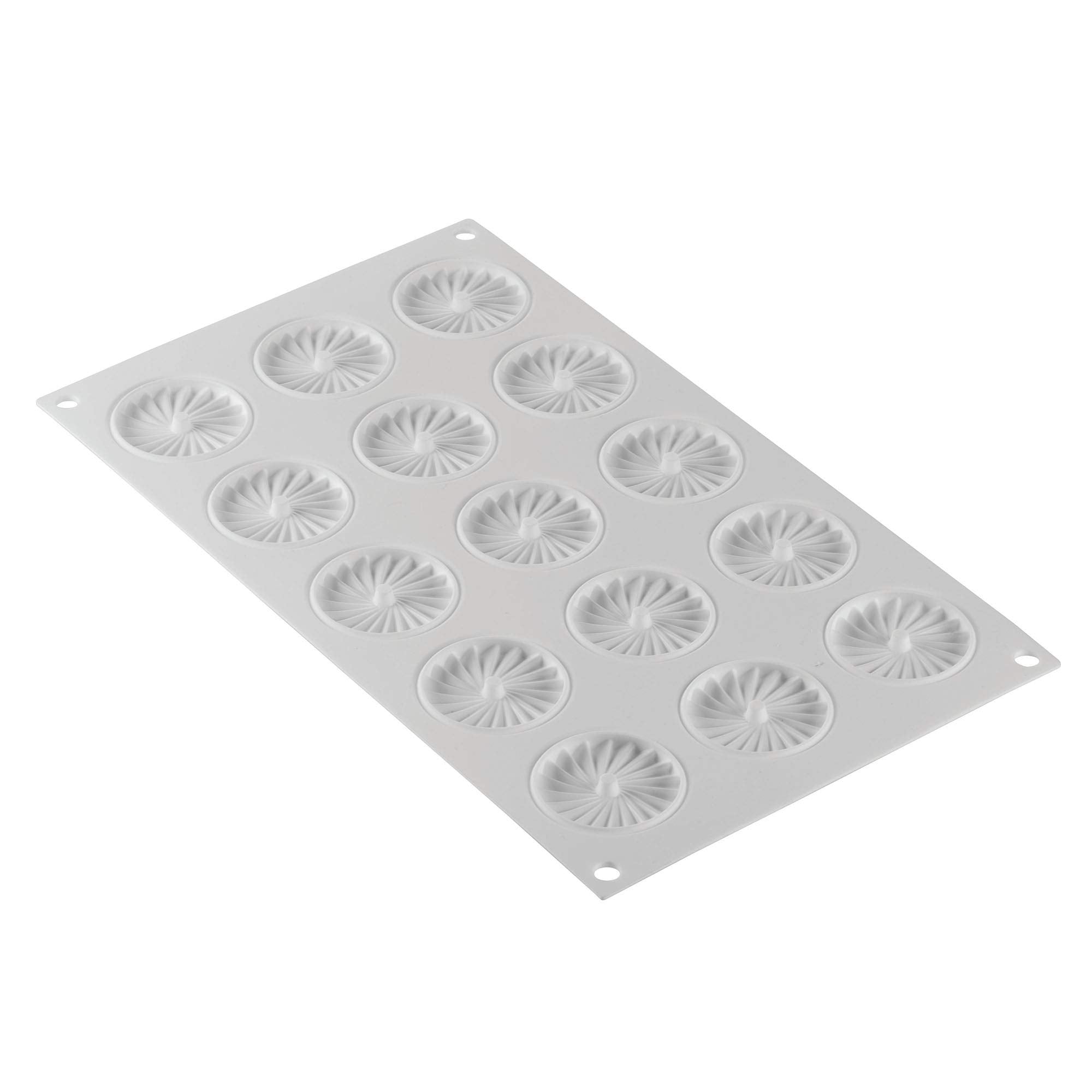Silikomart Pliss? 7 Silicone Mold with 15 Cavities  Each 1.77 Inch Diameter x 0.25 Inch High