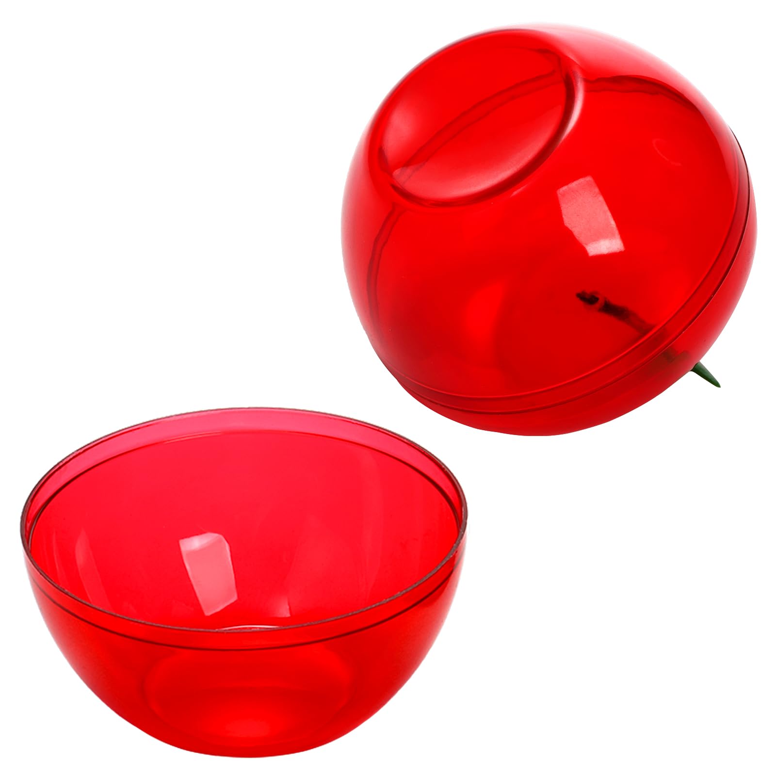 Cididu 50 Pcs Plastic Apple Container, Apple Shaped Mini Candy Boxes, Christmas Apple Container Candy Holder, Candy Jars Apple O