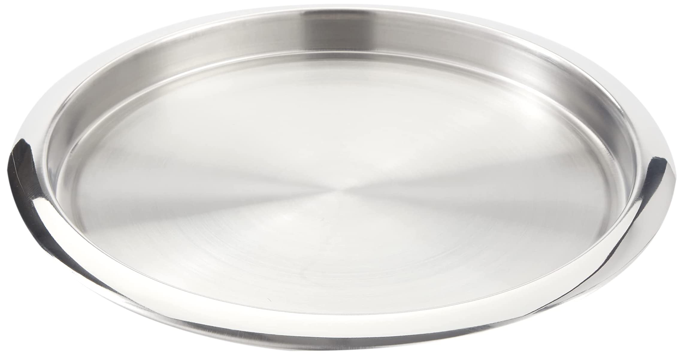 American Metalcraft Ssbt14 Stainless Steel Round Bar Serving Tray, Silver, 14-Inches