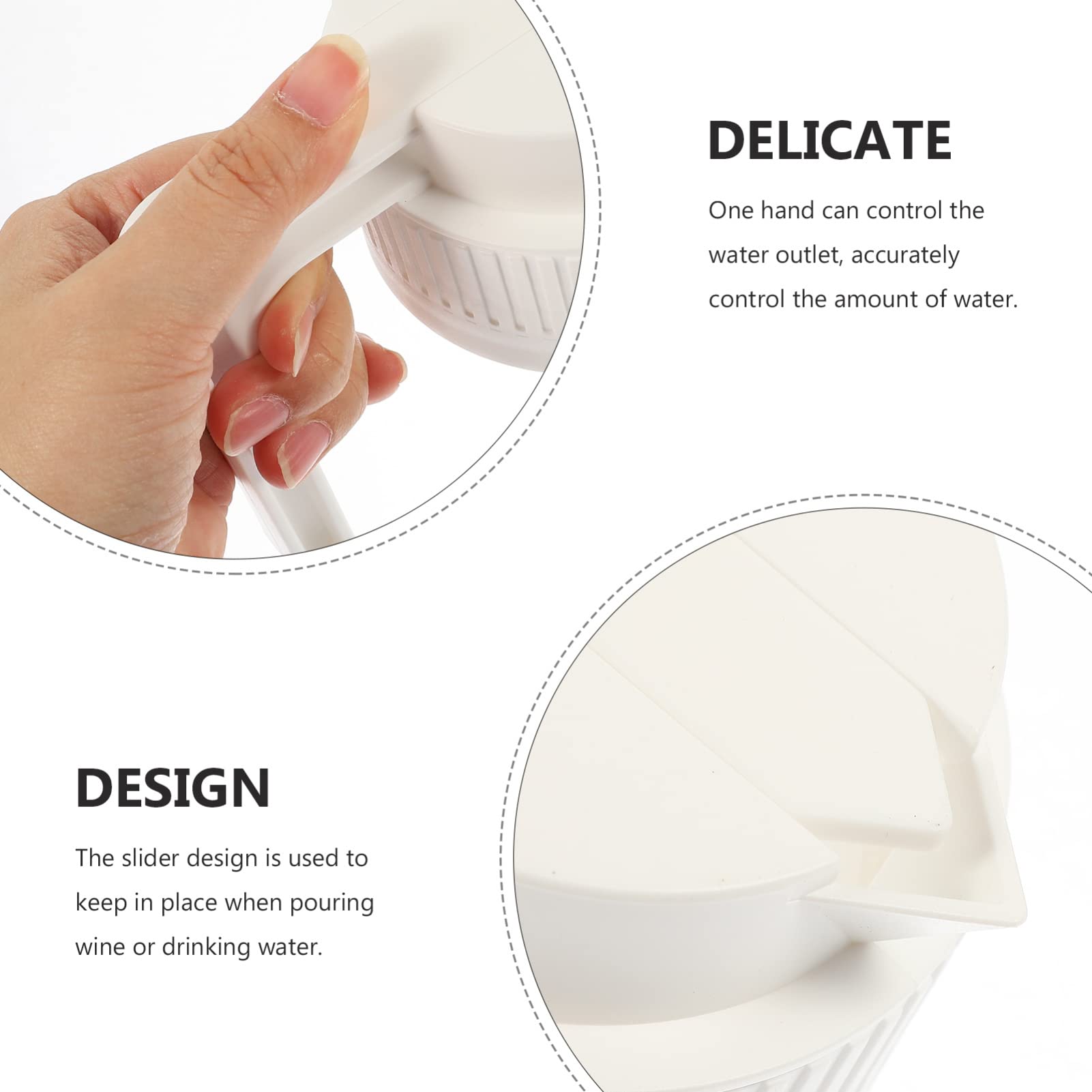 1Pc Wide Mouth Mason Jar Flip Cap Lid With Handle Innovative Sliding Lid Easy Pour Spout Mason Bottle Pour Spout Lids Airtight L