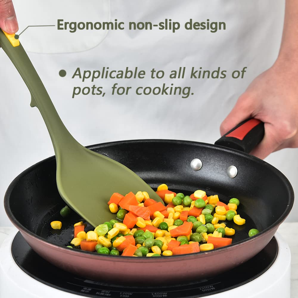 Collfa Heavy Duty Kitchen Silicone Cooking Utensils Set Heat Resistant Kitchenware Nonstick Resistant Kitchen Tools For Cooking,