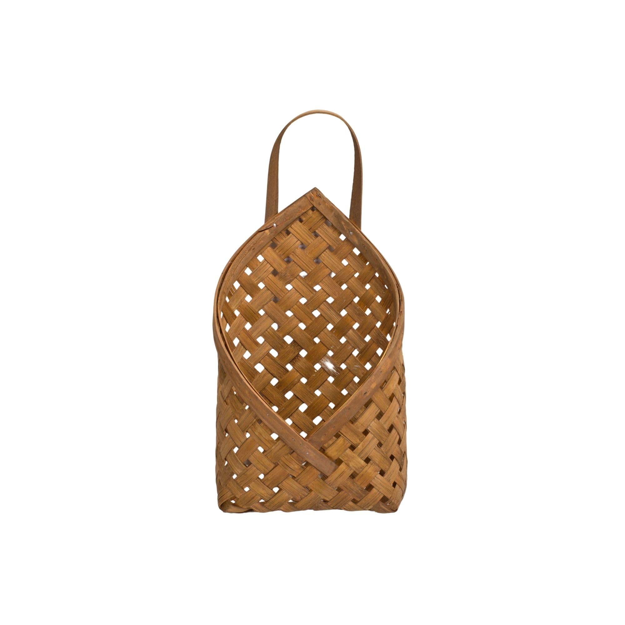 Bamboo Wall Basket (Set Of 2)