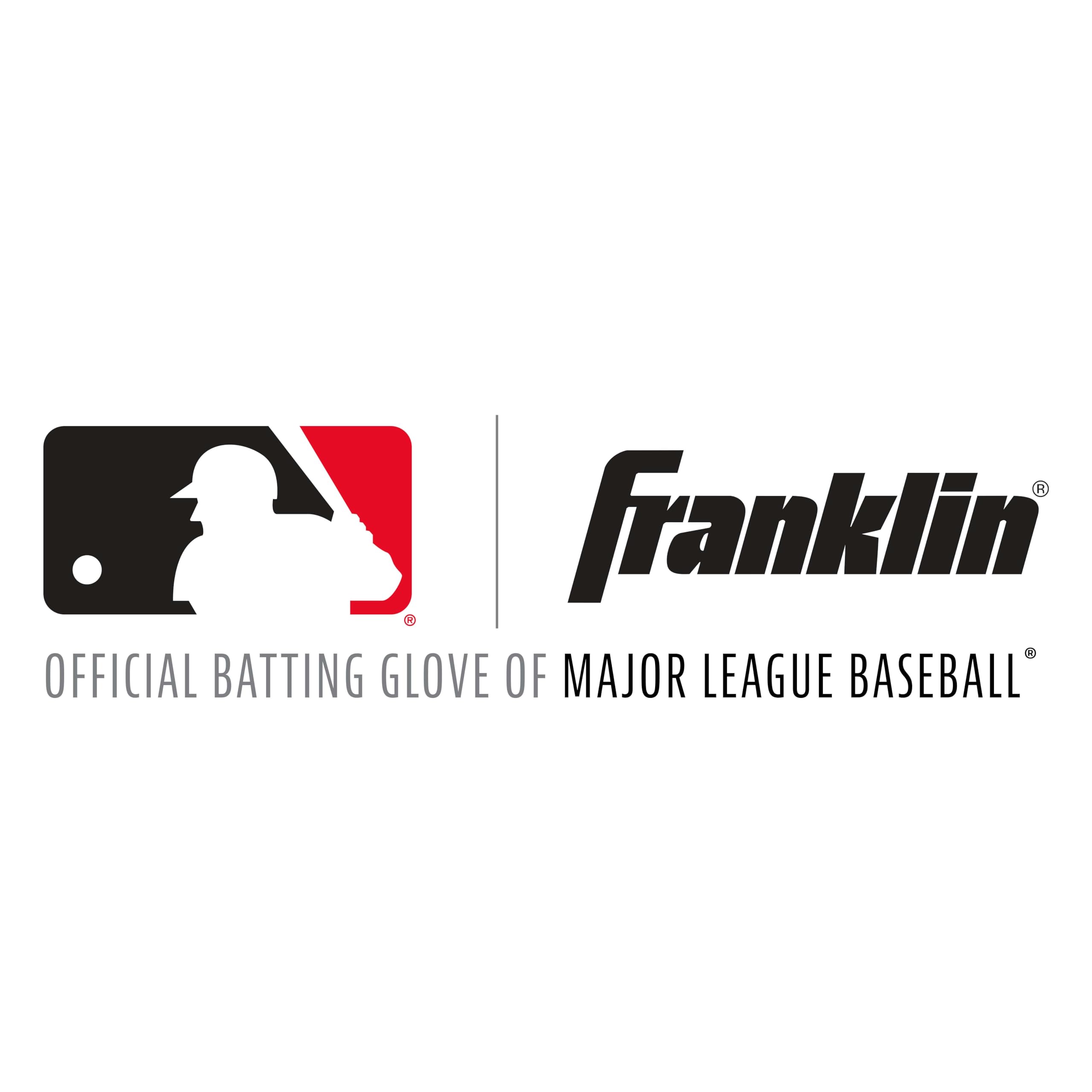 Franklin Sports Youth Teeball Batting Gloves - Youth Flex - Kids Batting Gloves For Teeball, Baseball, Softball - Blackwhite - T