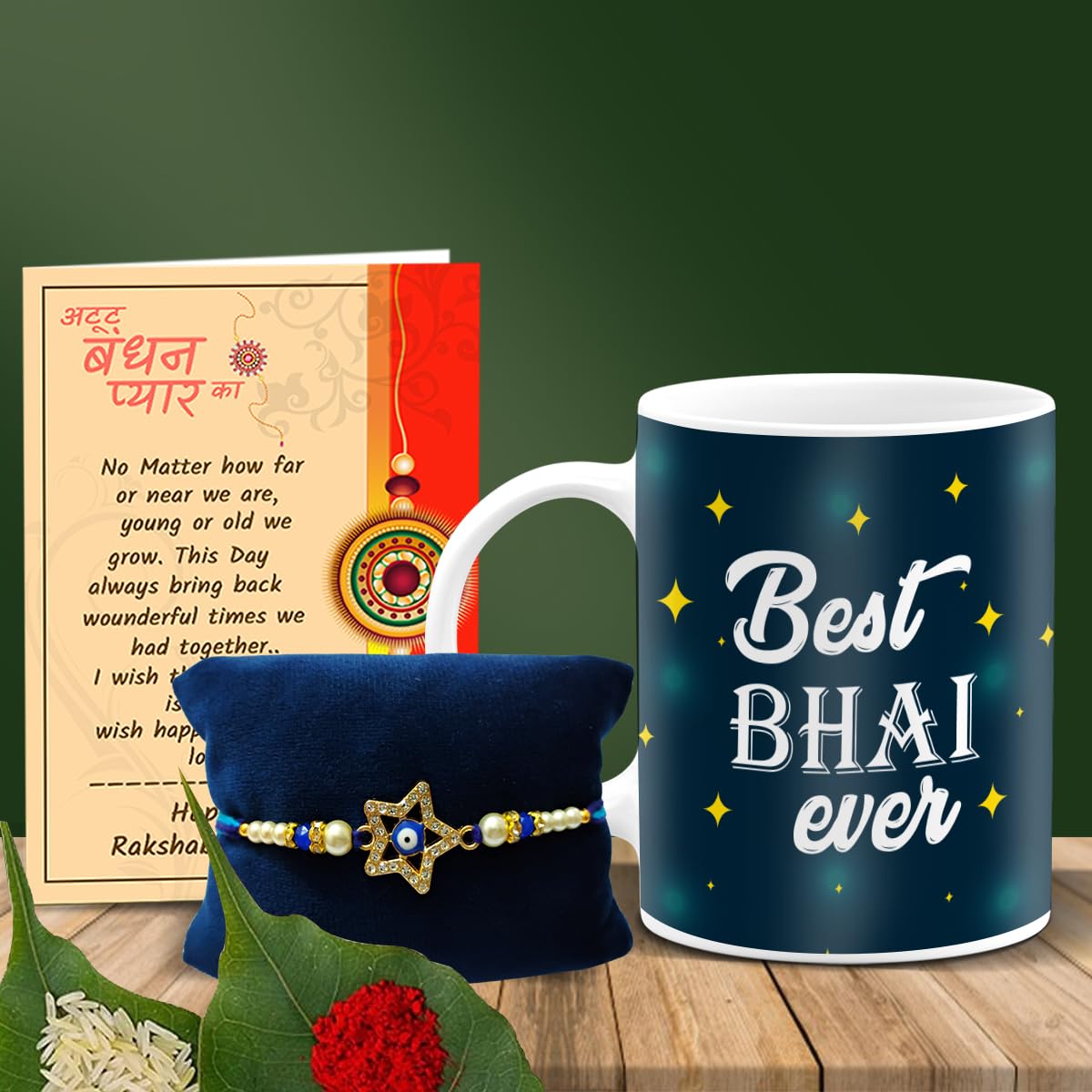 SKYTRENDS Rakhi Gift for Brother Printed Coffee Mug -017